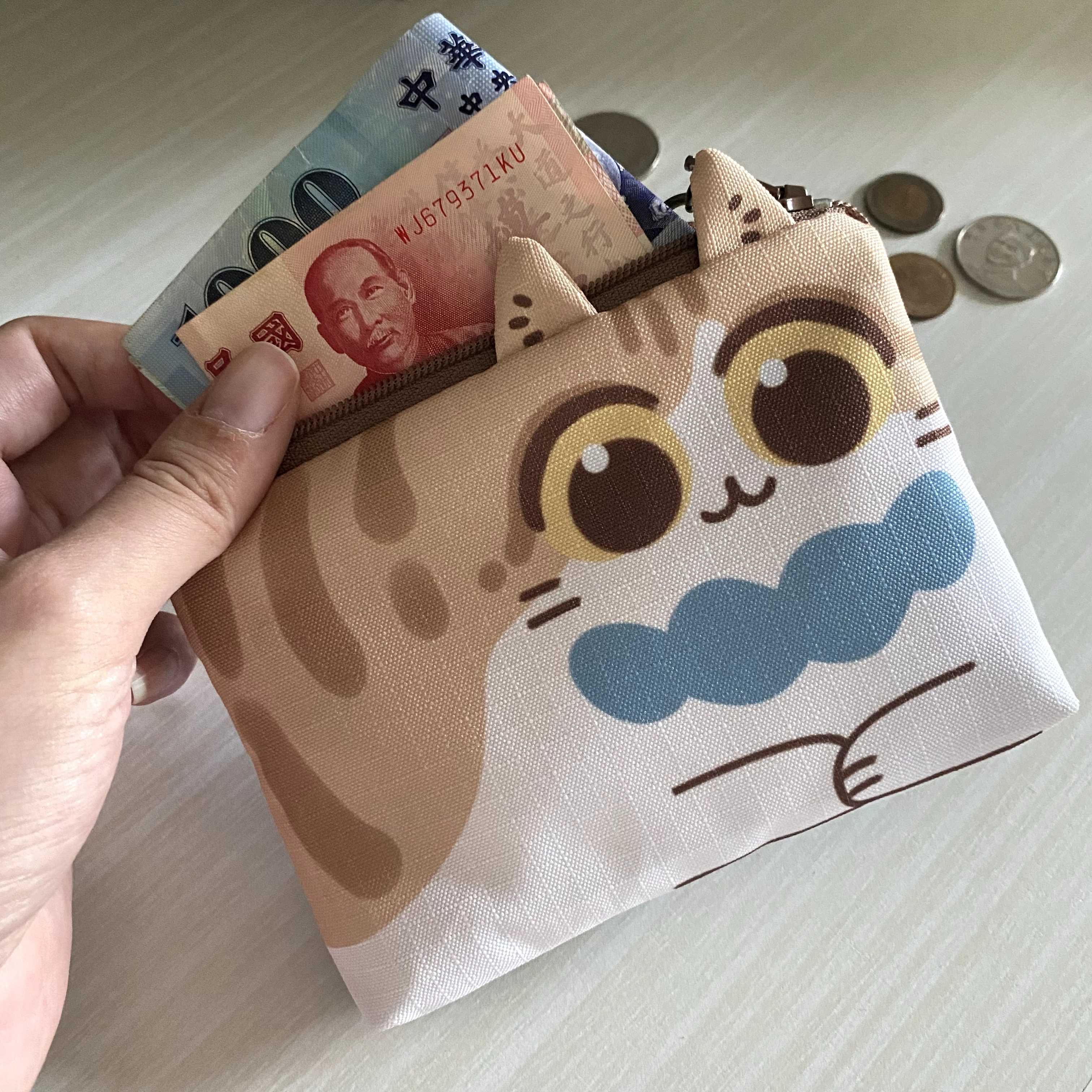 重版貓貓防潑水零錢包