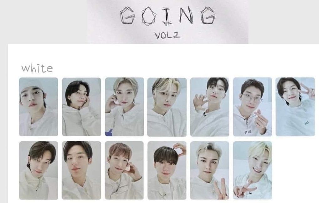 Goning雜誌白版小卡