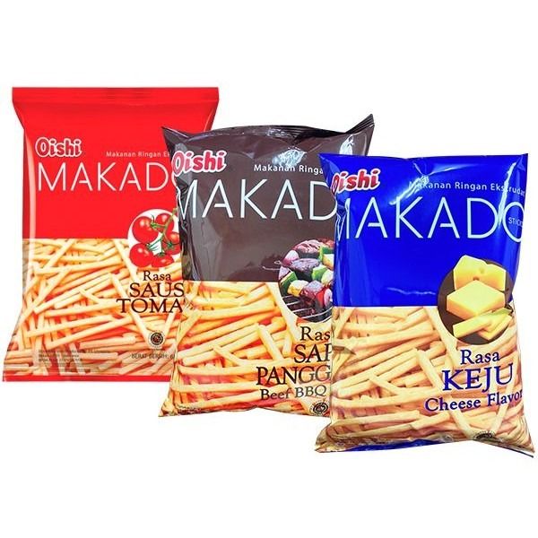 【印尼】Oishi 薯條餅乾（番茄 起司 烤牛肉風味）