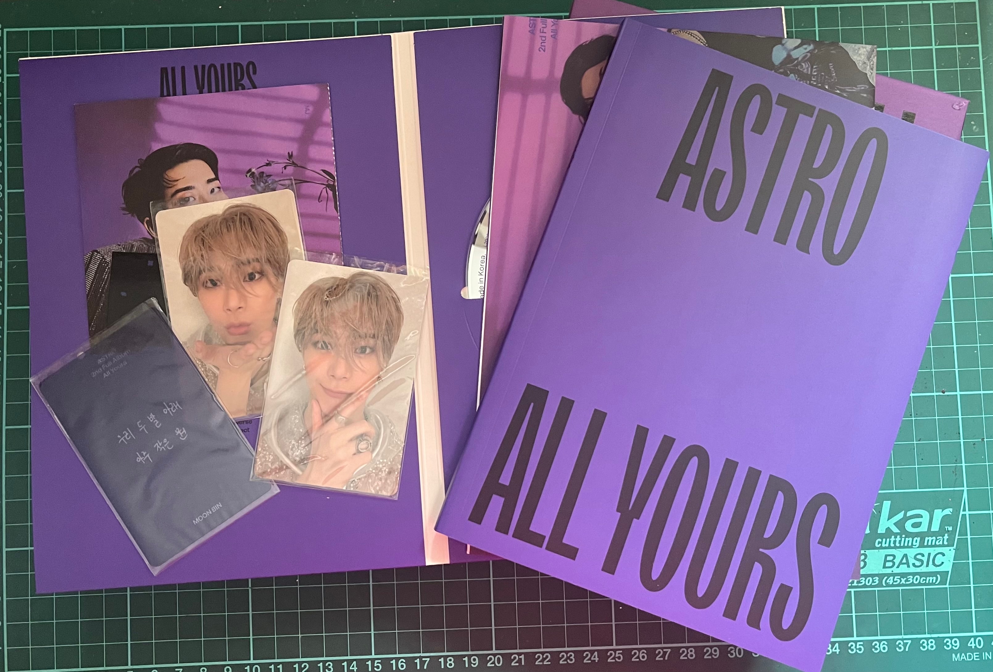 Astro 第二張正規專輯「All yours」（韓國進口US版）文彬全專 文彬小卡