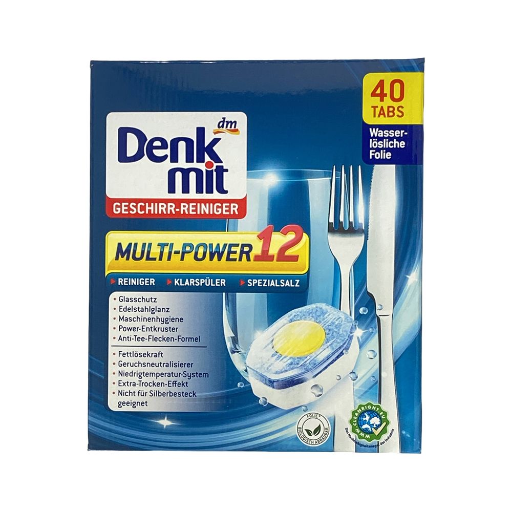 Denkmit 洗碗機專用 12重功效 洗碗錠 40碇 去汙 清潔 洗碗機