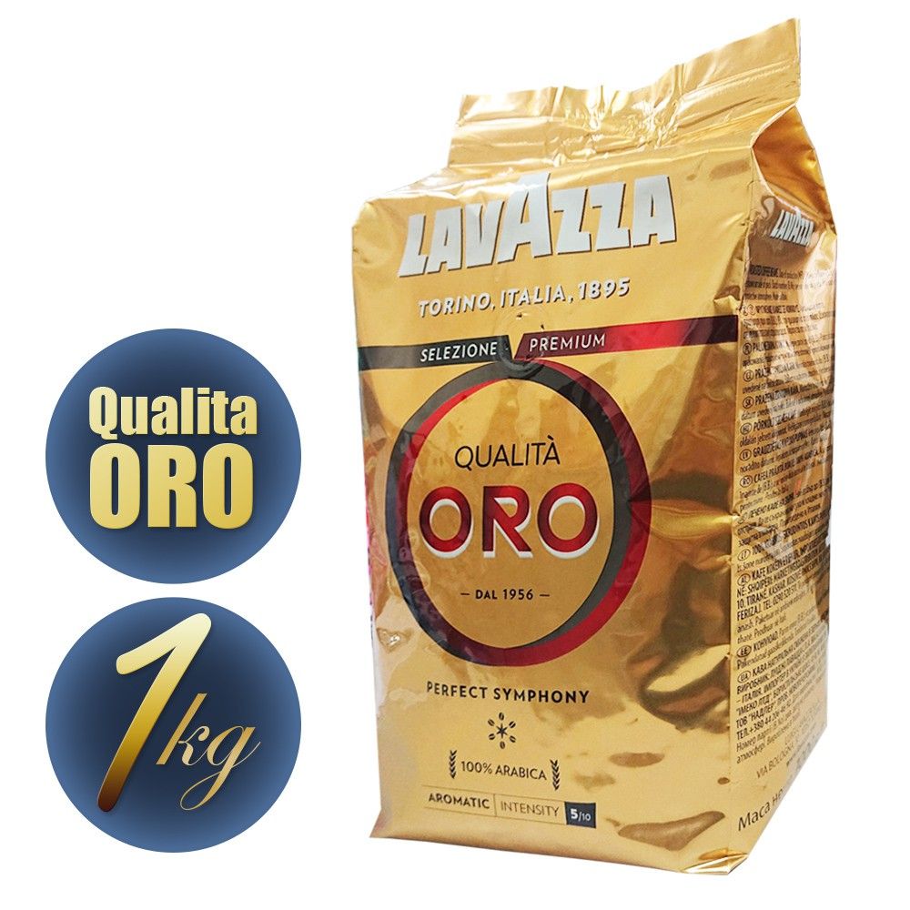 義大利 Lavazza Qualita Oro 咖啡豆 1000g 原裝進口 金磚咖啡