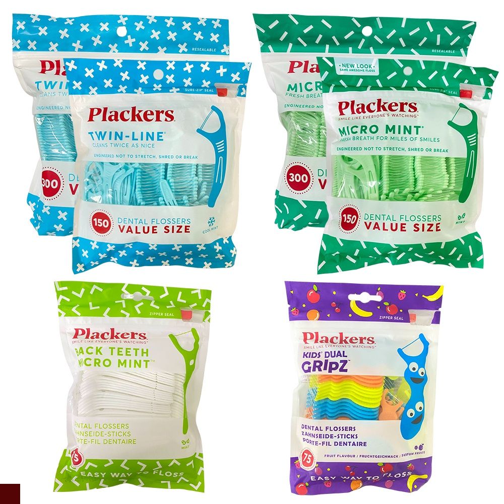 美國 Plackers 派樂絲牙線棒 75支裝 150支裝 300支裝 牙線 牙籤 兒童果香 臼齒專用