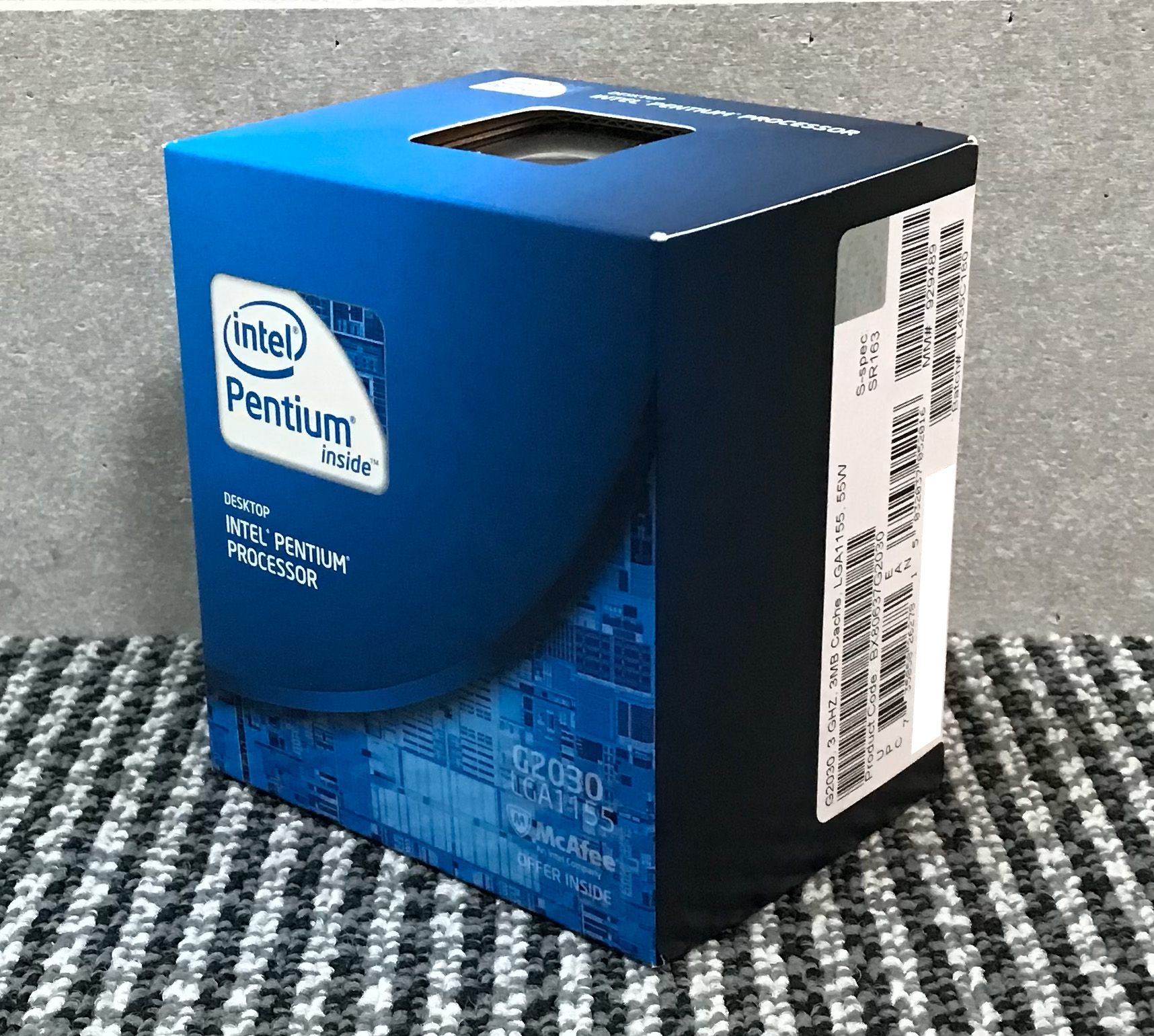 全新 Intel Pentium G2030 CPU 3GHz LGA 1155 雙核