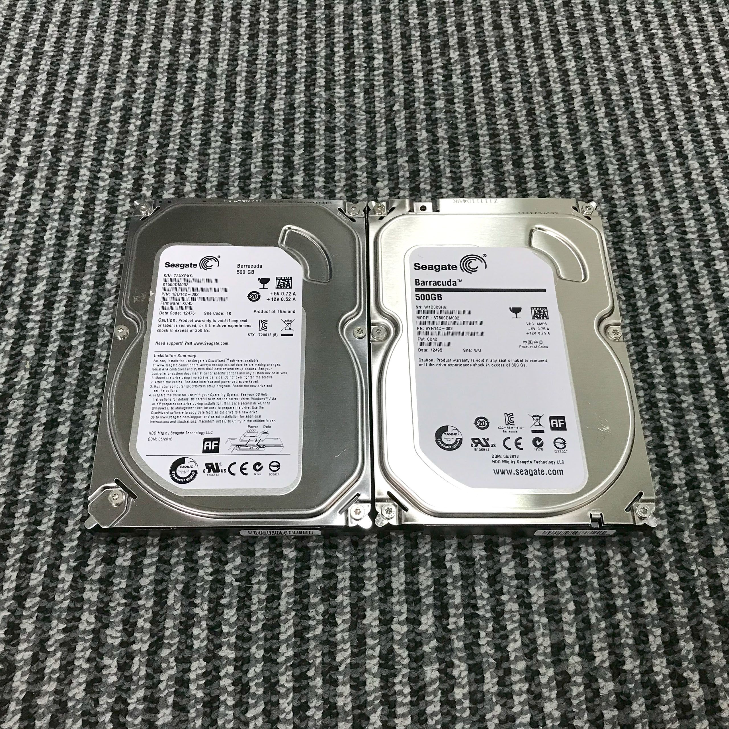 低時數 希捷 Seagate 500GB 3.5＂ HDD 硬碟