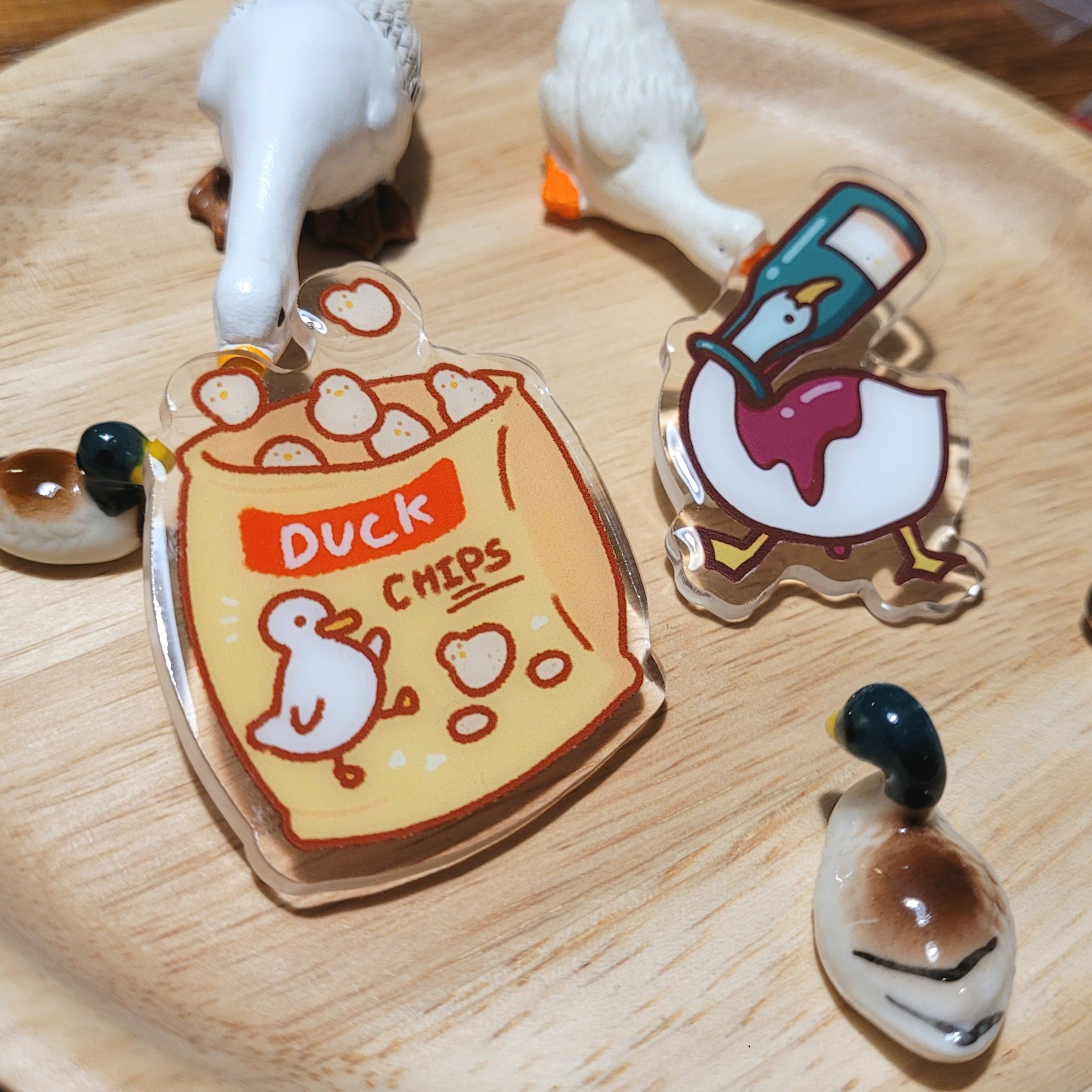 🦆洋芋片鴨別針🦆 鴨子薯片好ㄘ喔