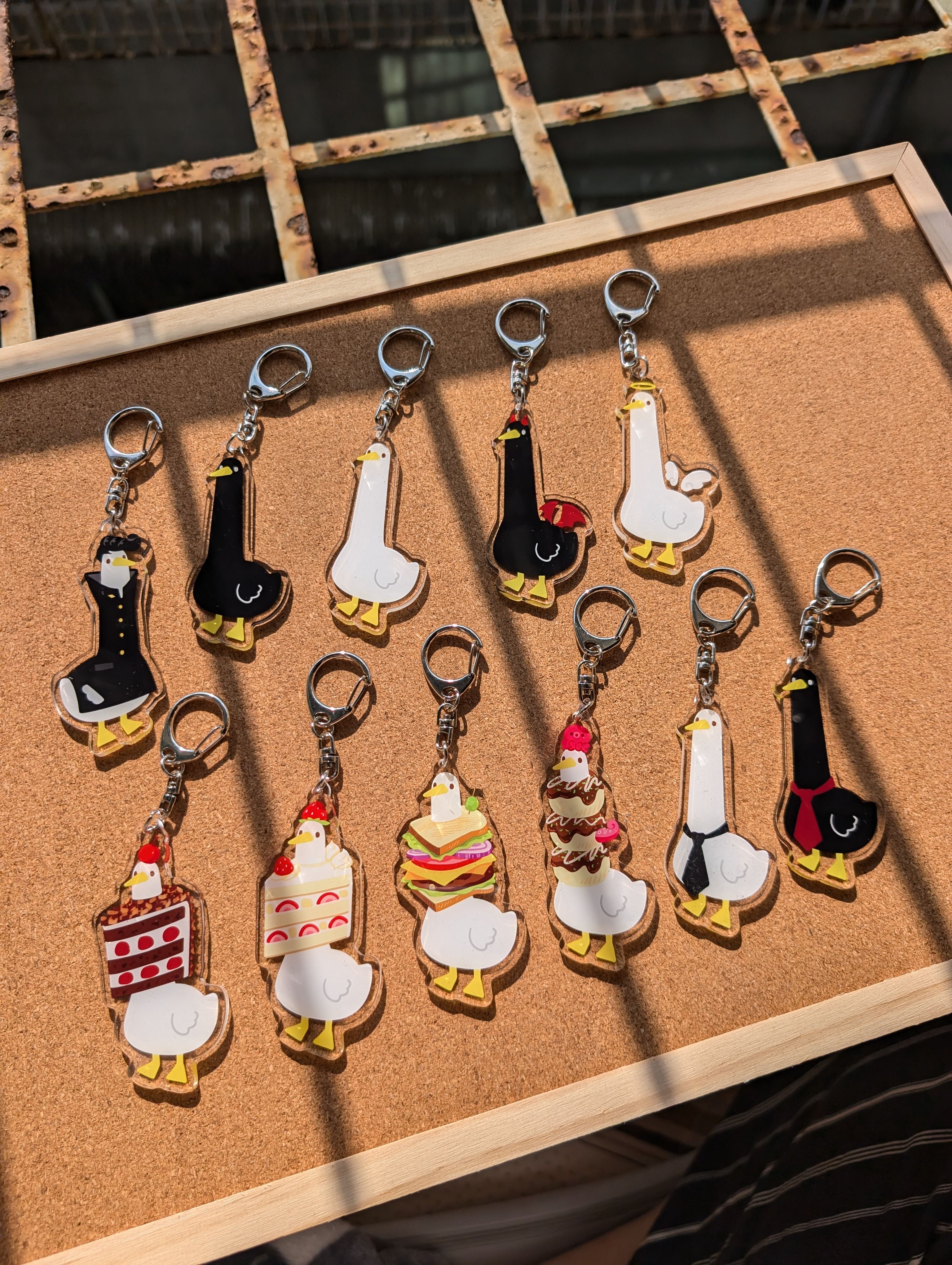 🪿好長鴨 壓克力吊飾🦆