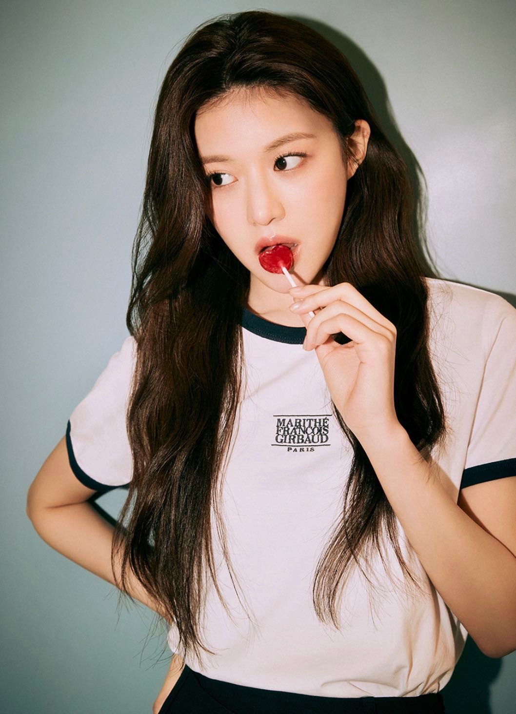 Marithe女版滾邊款Tee