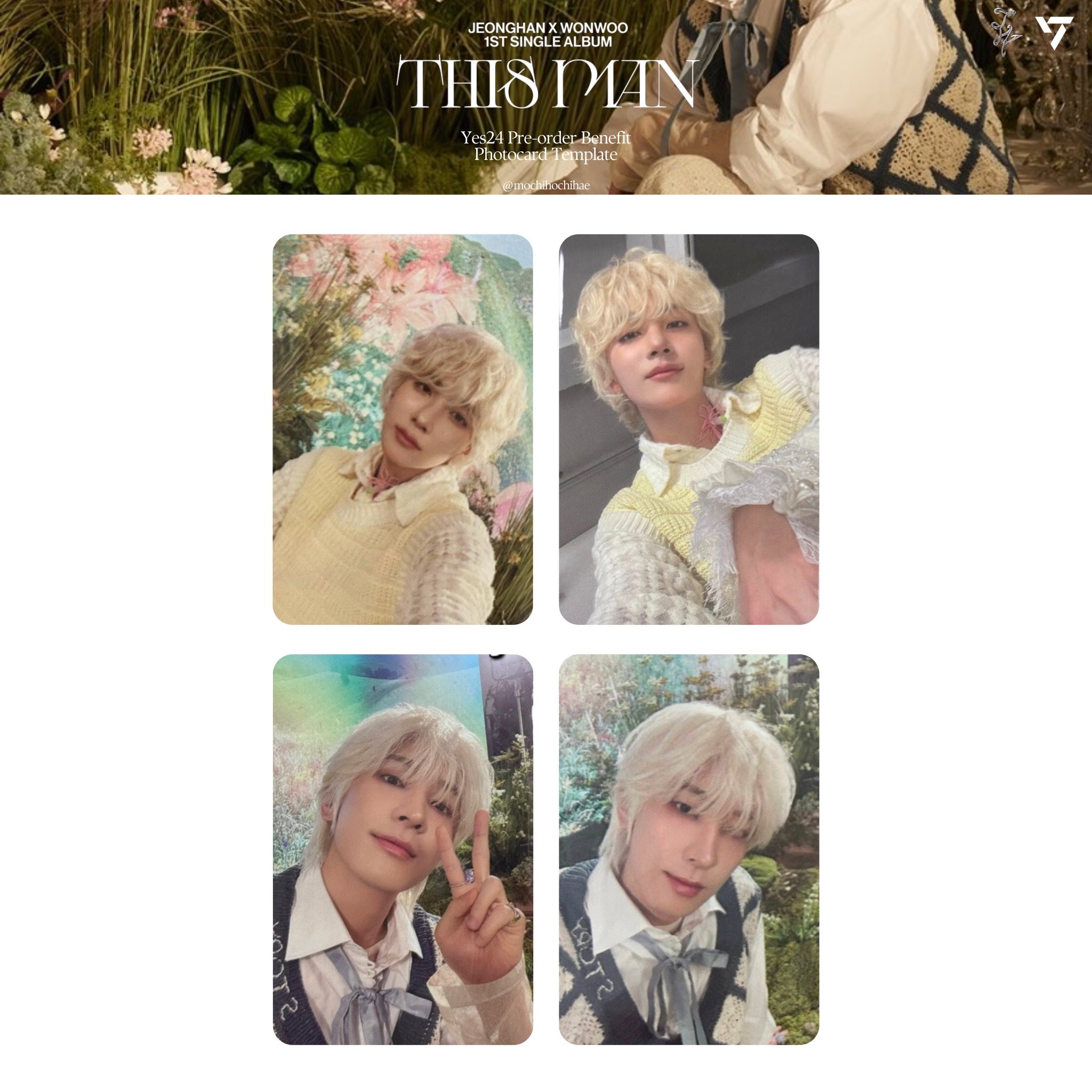 SVT JW [THIS MAN] 韓區預購單特典卡