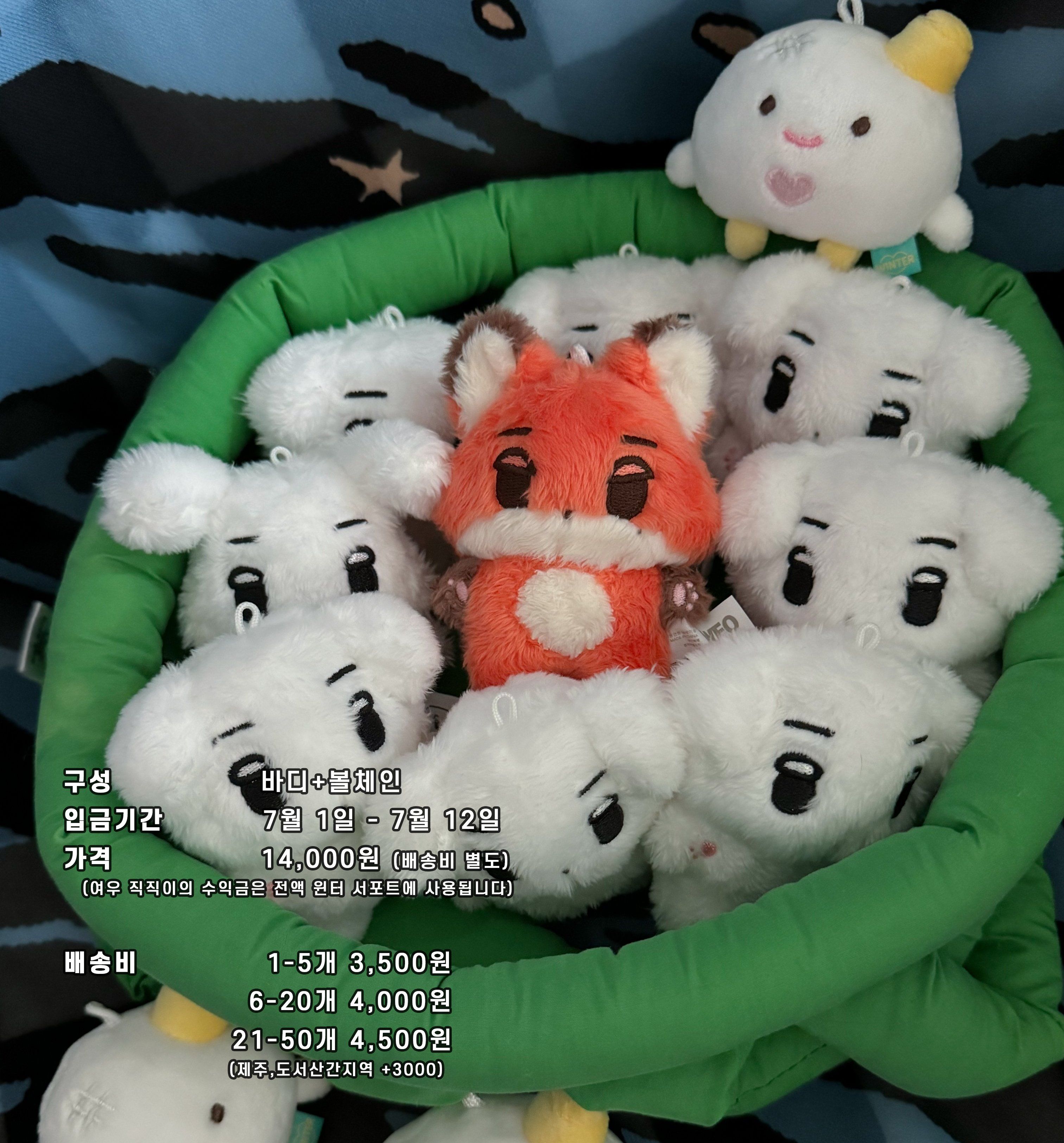 에스파 8cm 여우 WINTER 狐狸娃娃 part.1🦊