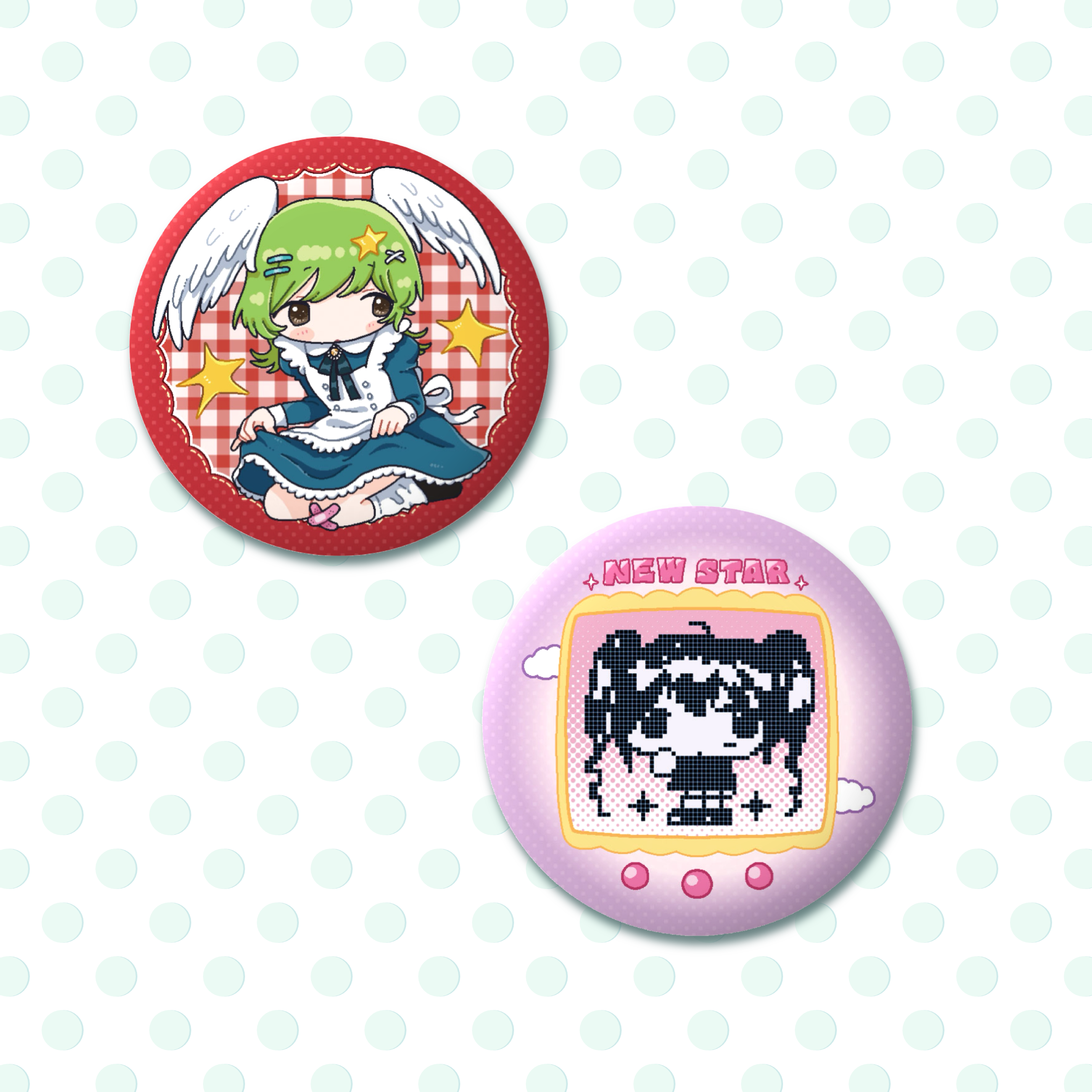 瑪魯｜58mm閃閃徽章