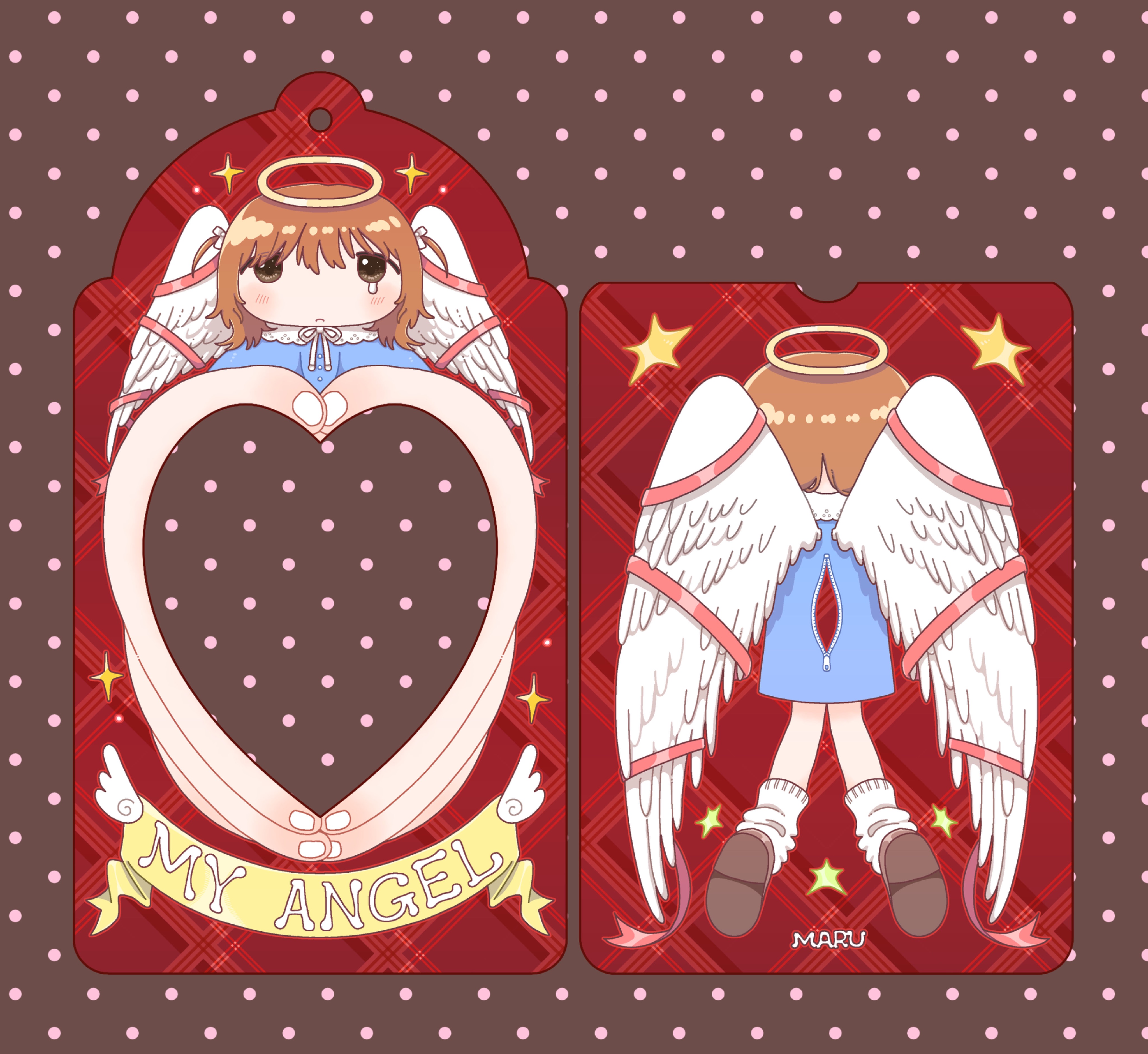 瑪魯｜MY ANGEL愛心卡套