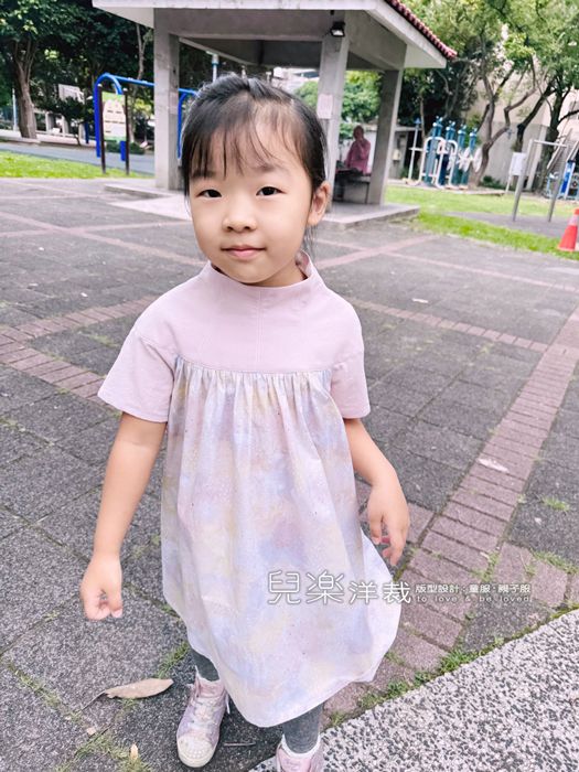 兒樂洋裁【復古美人罩衫紙型_80cm-120cm】