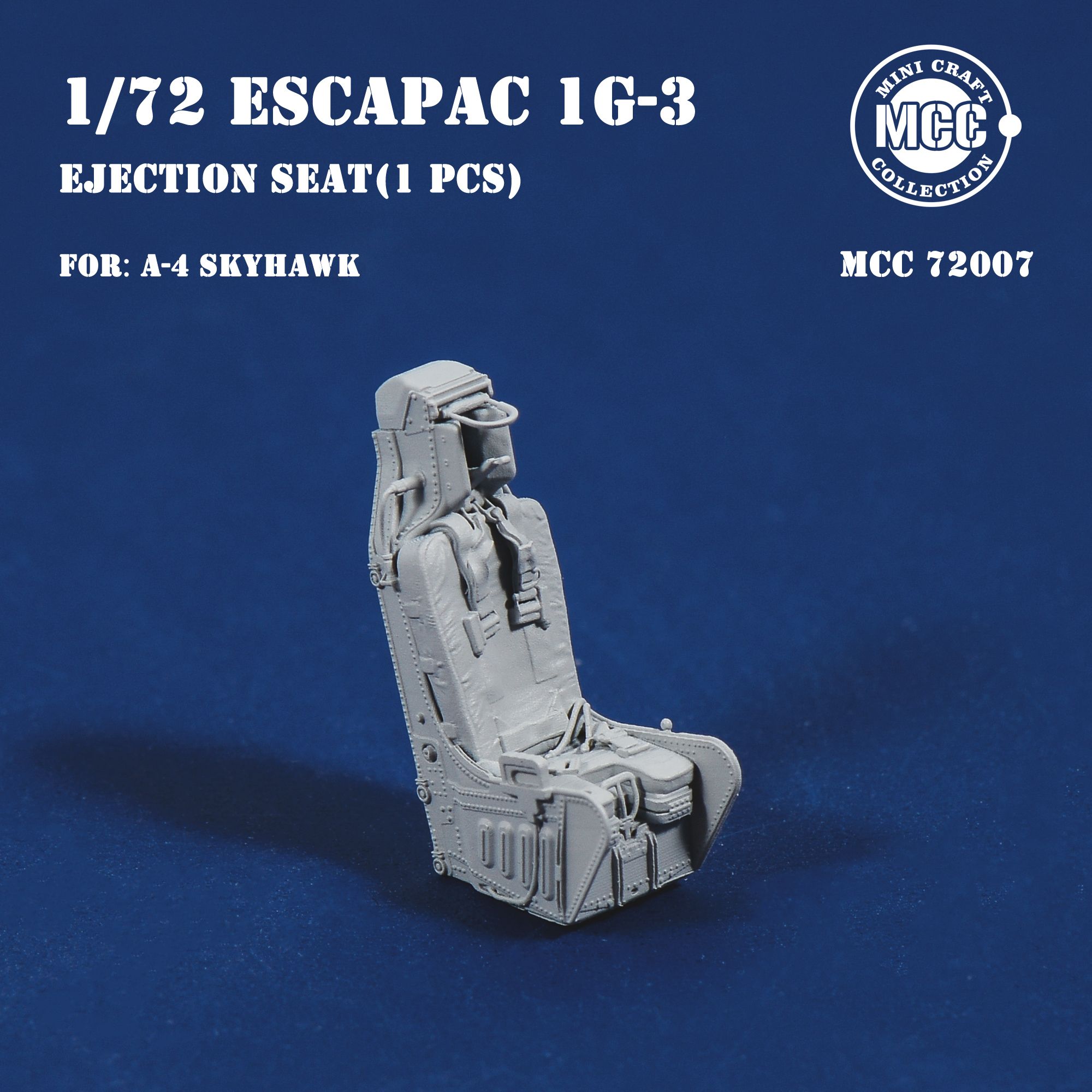 MCC72007 1:72 ESCAPAC 1G-3 3D列印彈射座椅 （For A-4 Skyhawk）（1pcs）
