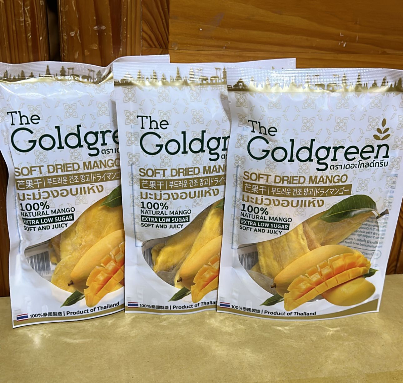 泰國～The goldgreen芒果乾小包80g