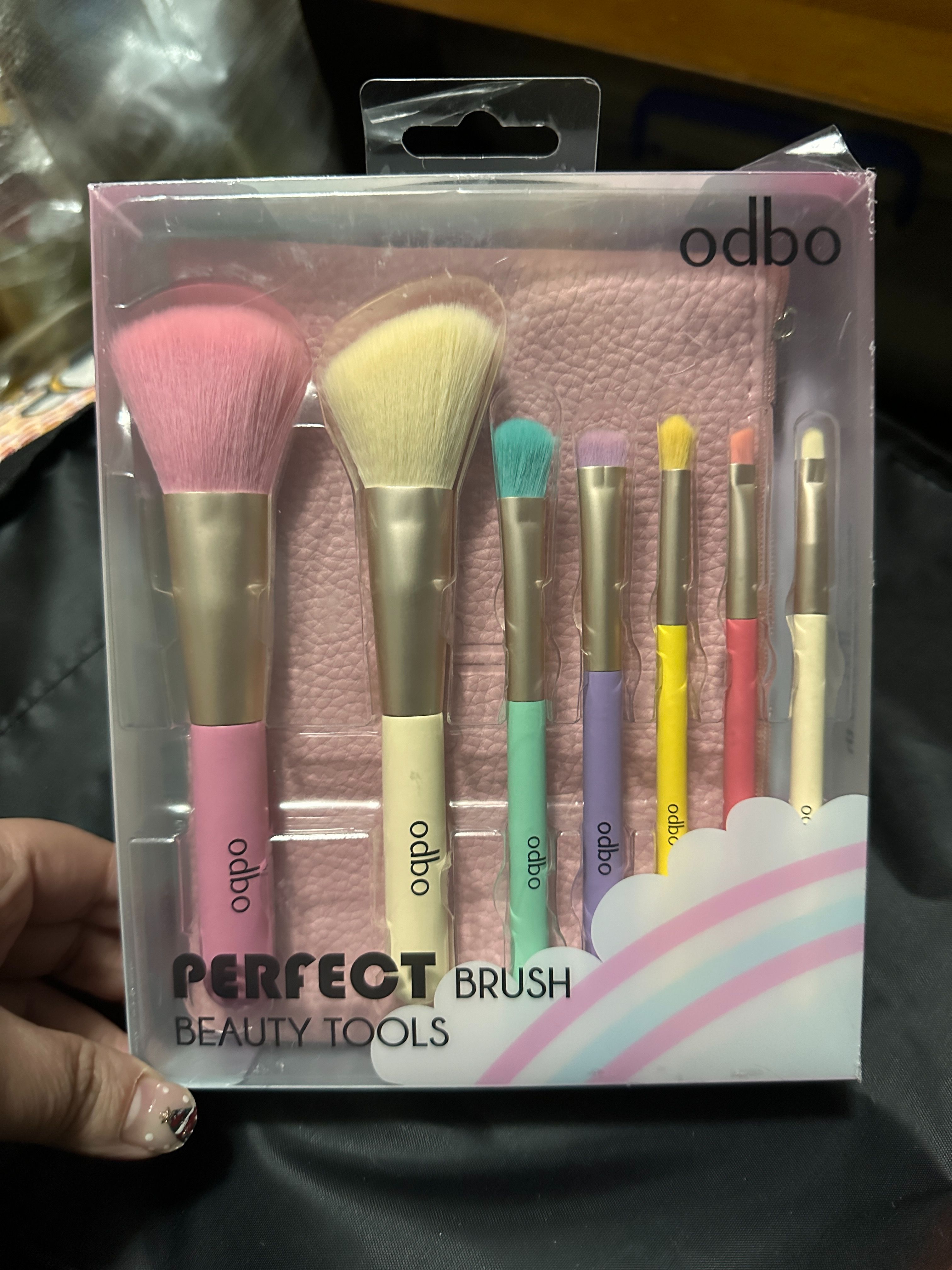 泰國～odbo7 件套刷具組附化妝收納包