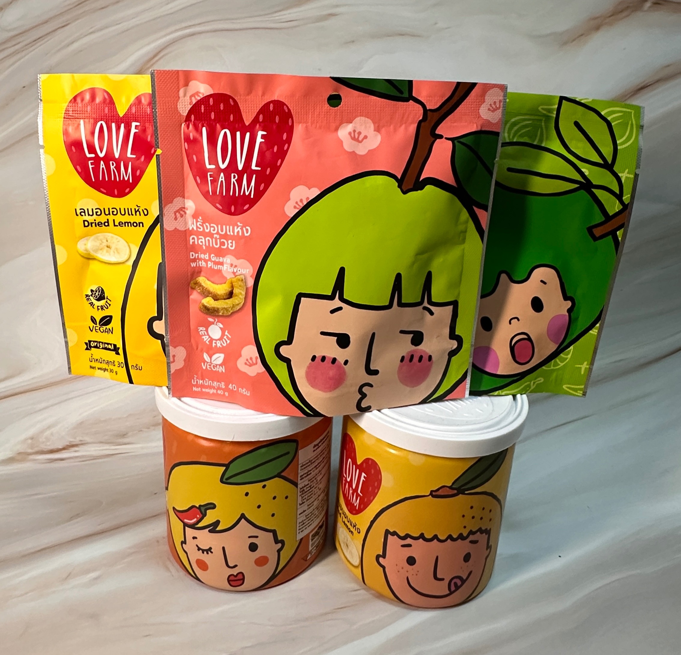 泰國～Love farm就是愛農場 果乾系列