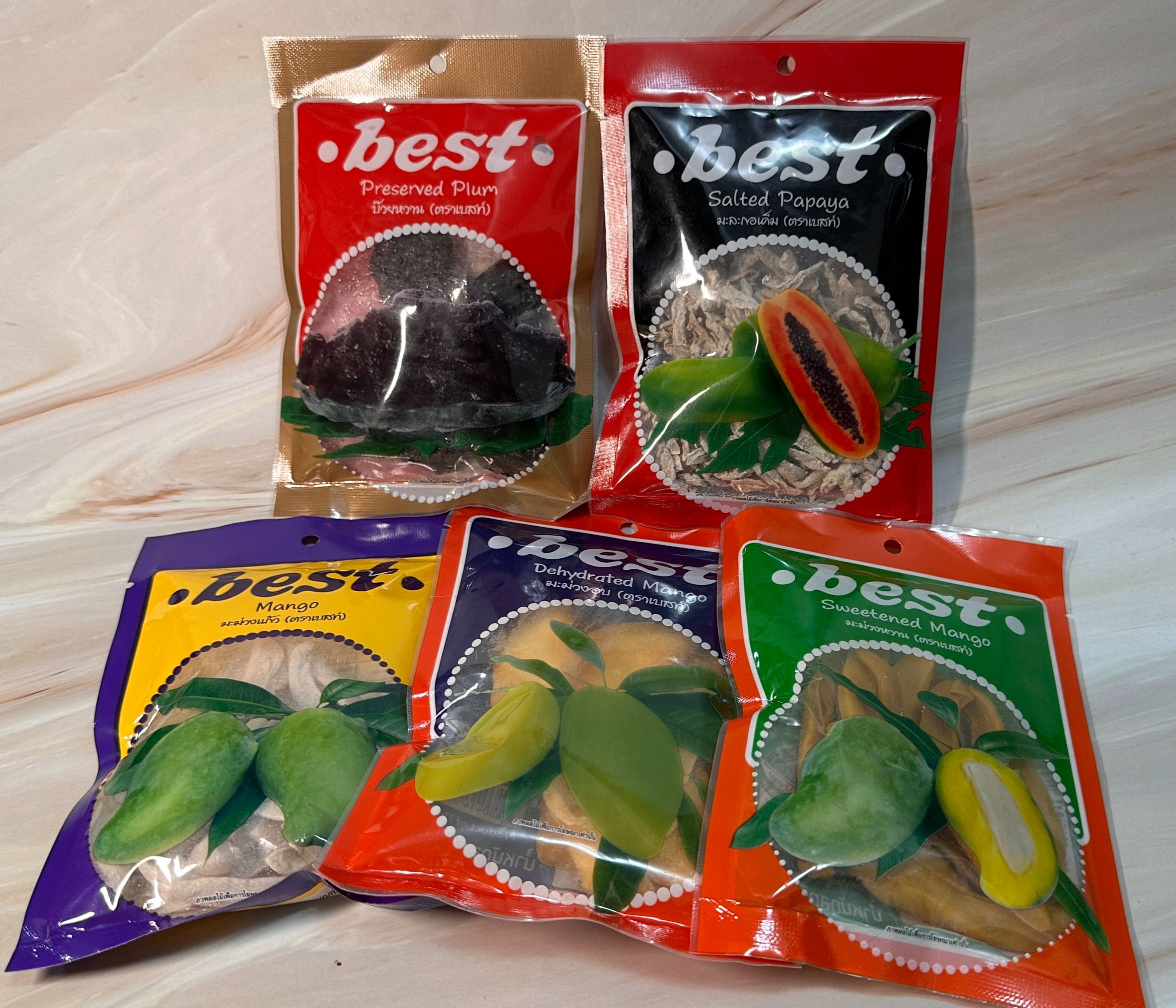 泰國～Best超好吃果乾系列（素食者ok）