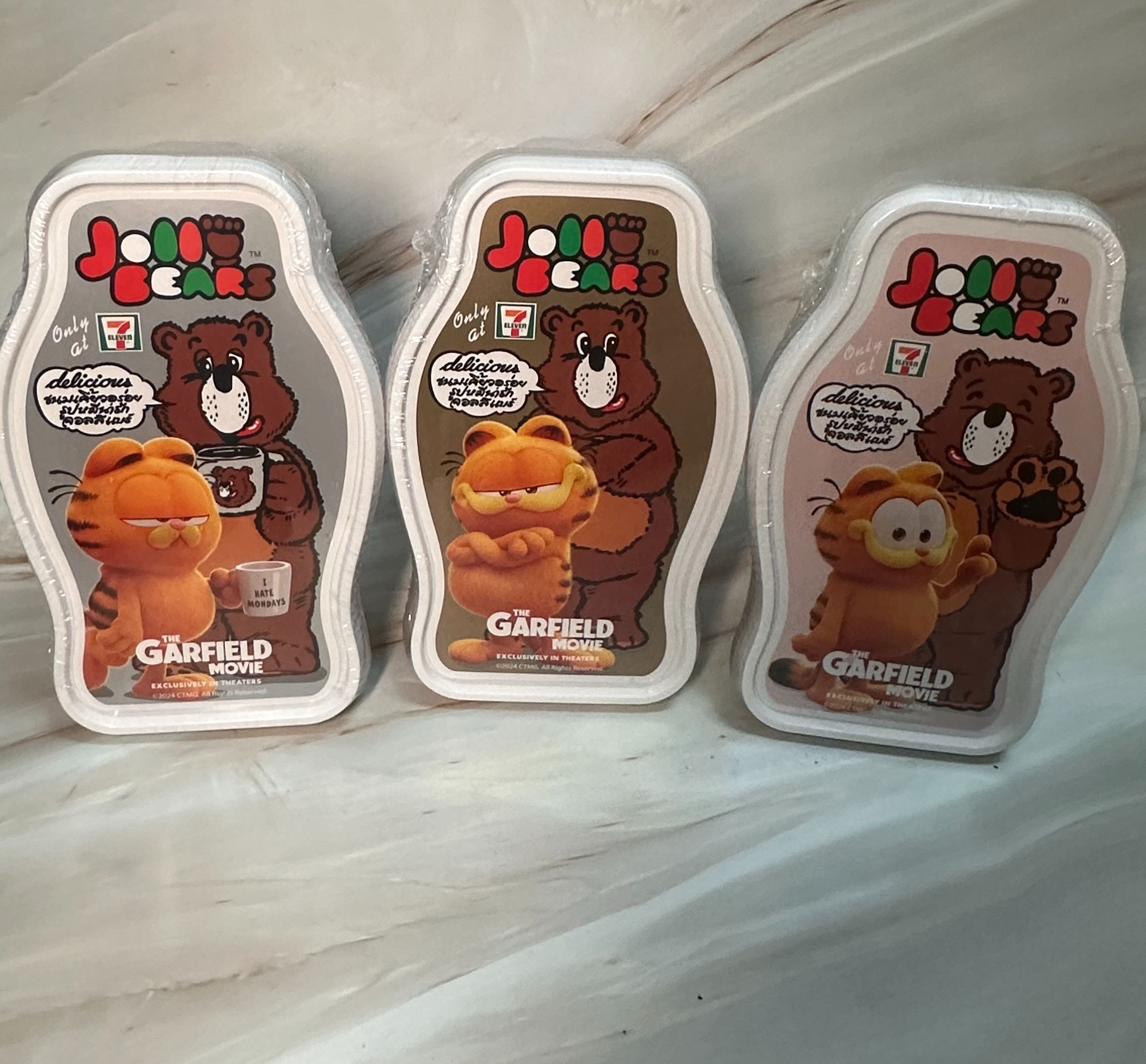 泰國～7-11期間限定 Joll Bears x 加菲貓軟糖 170g