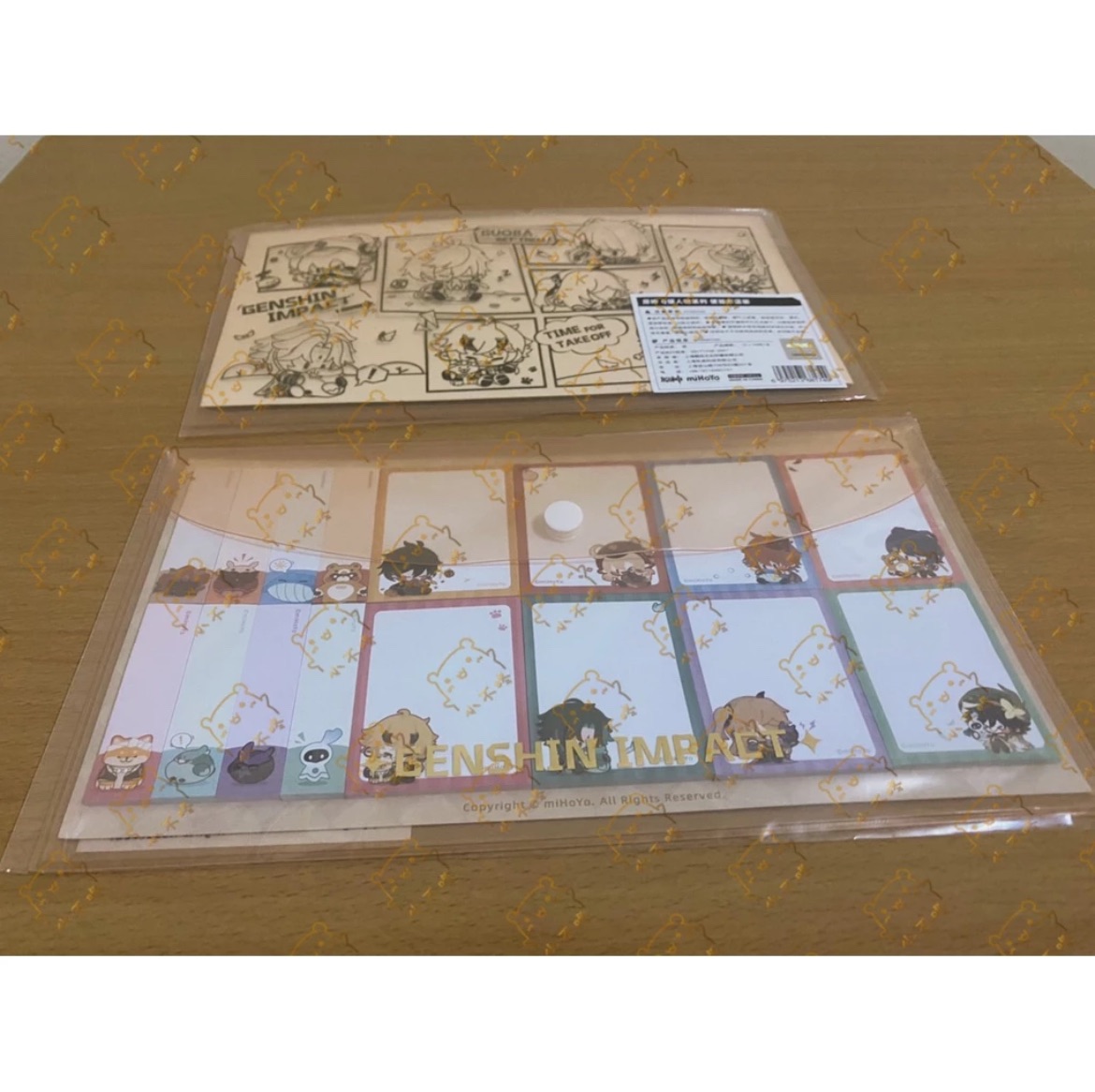 Mihoyo 原神 Q版人物系列 便簽本套裝