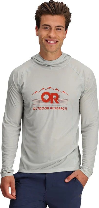 【OutdoorResearch】Echo Hoody OR透氣快乾連帽排汗衫 - 男款
