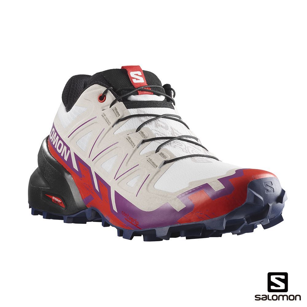 【Salomon】Speedcross 6 所羅門野跑鞋（寬楦） - 女款