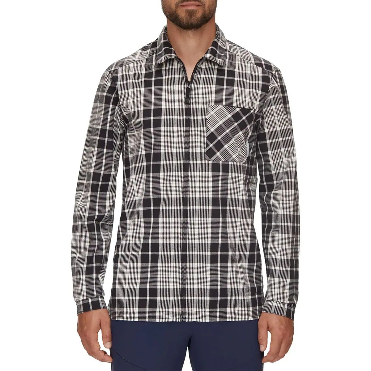 【MAMMUT】Tamaro Longsleeve Shirt 長毛象全拉鍊法蘭絨襯衫 男款