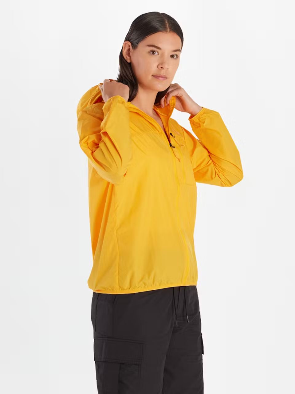 【MARMOT】Superalloy Bio Wind Jacket - 土撥鼠輕薄防潑水連帽皮膚風衣 女款