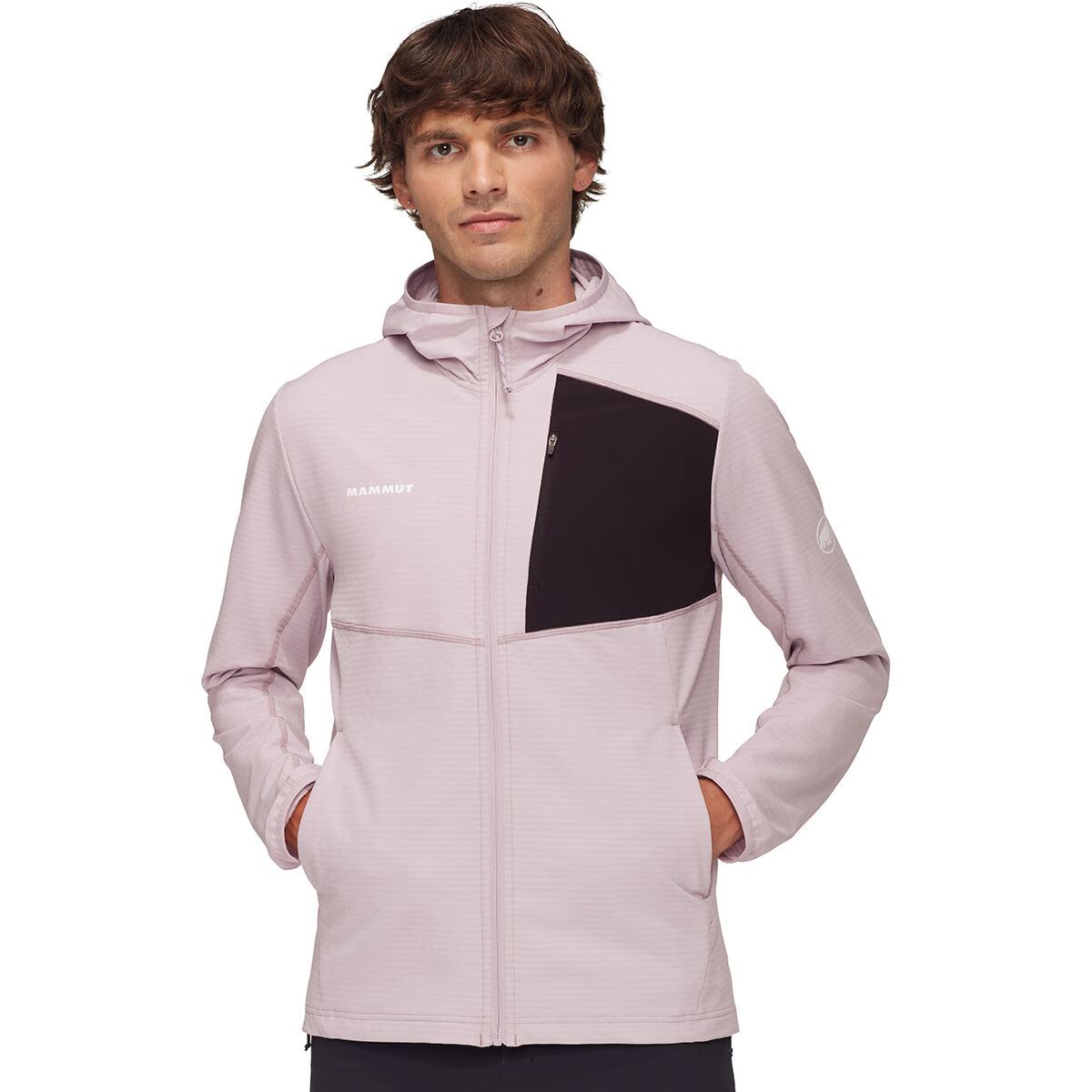 【MAMMUT】 MADRIS LIGHT ML HOODED JACKET 長毛象輕量彈性薄刷毛連帽外套 男款