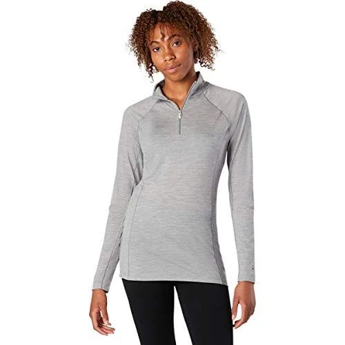 【SMARTWOOL】All-Season 1/4 ZIP 聰明羊1/4拉鍊羊毛底層排汗衫 女版