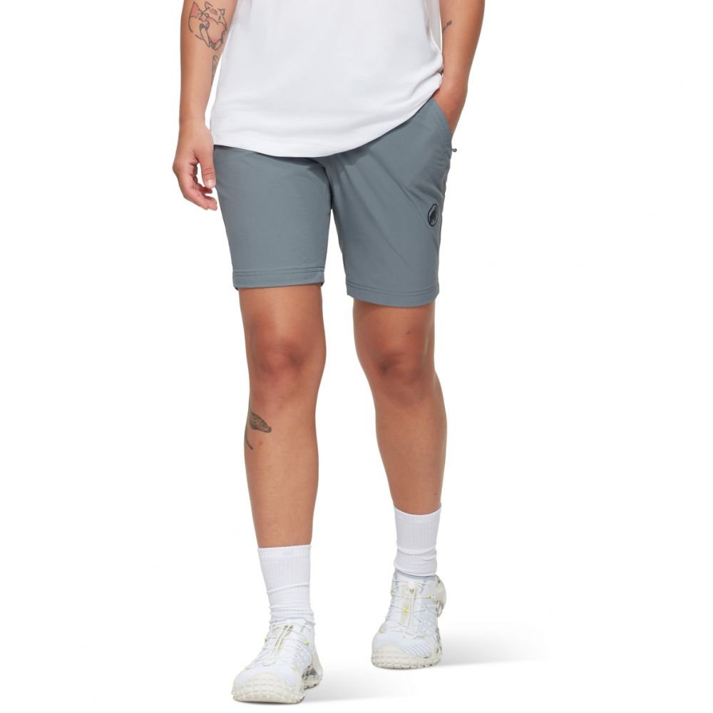【MAMMUT】 Hiking V Shorts 長毛象四面彈性防曬透氣快乾登山短褲 女版