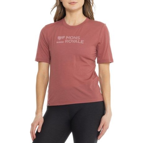 【Mons Royale】美麗諾羊毛混紡短袖排汗衫 - 女款