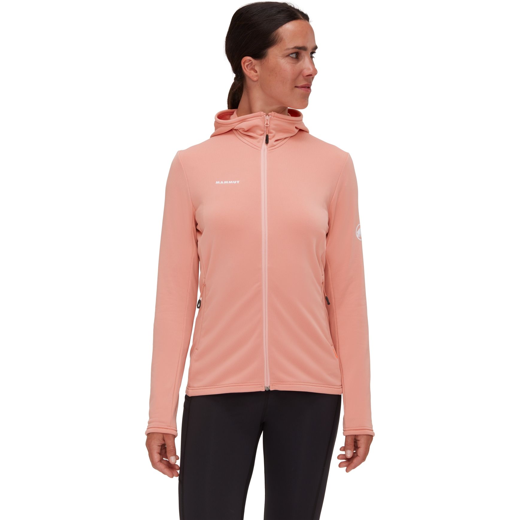 【MAMMUT 】 Aconcagua Light ML Hooded Jacket 輕量保暖四面彈中層透氣連帽外套