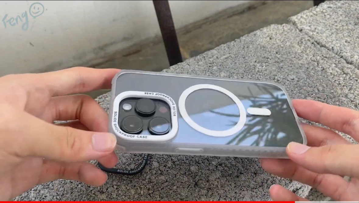 Solide iPhone 14 Pro SOPURE 極透殼 特強磁吸MagSafe抗菌防摔殼（透明）