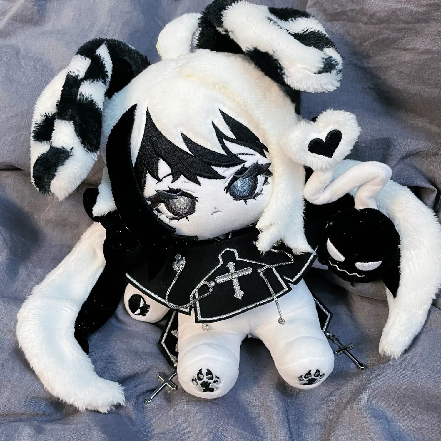 【全新】有骨 韓國棉花娃 20cm無屬性-스컬밤（Skull balm）