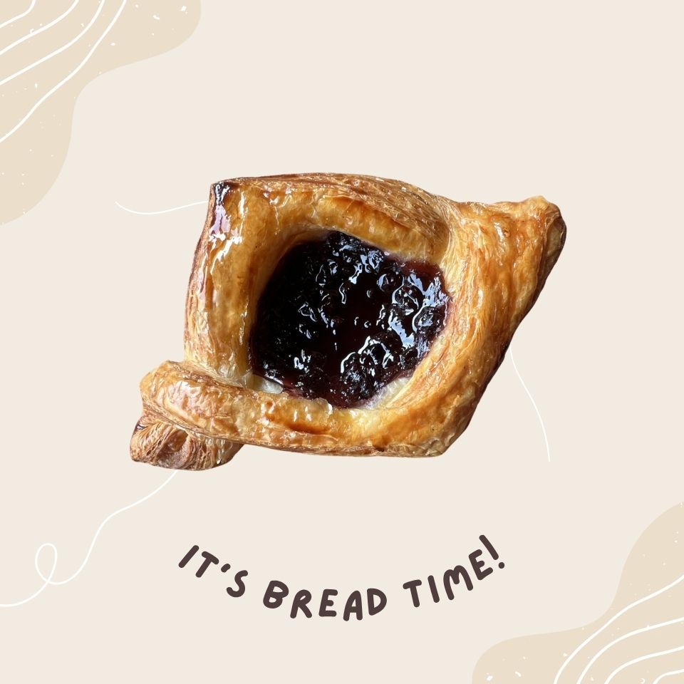 紅藜藍莓可頌（小）