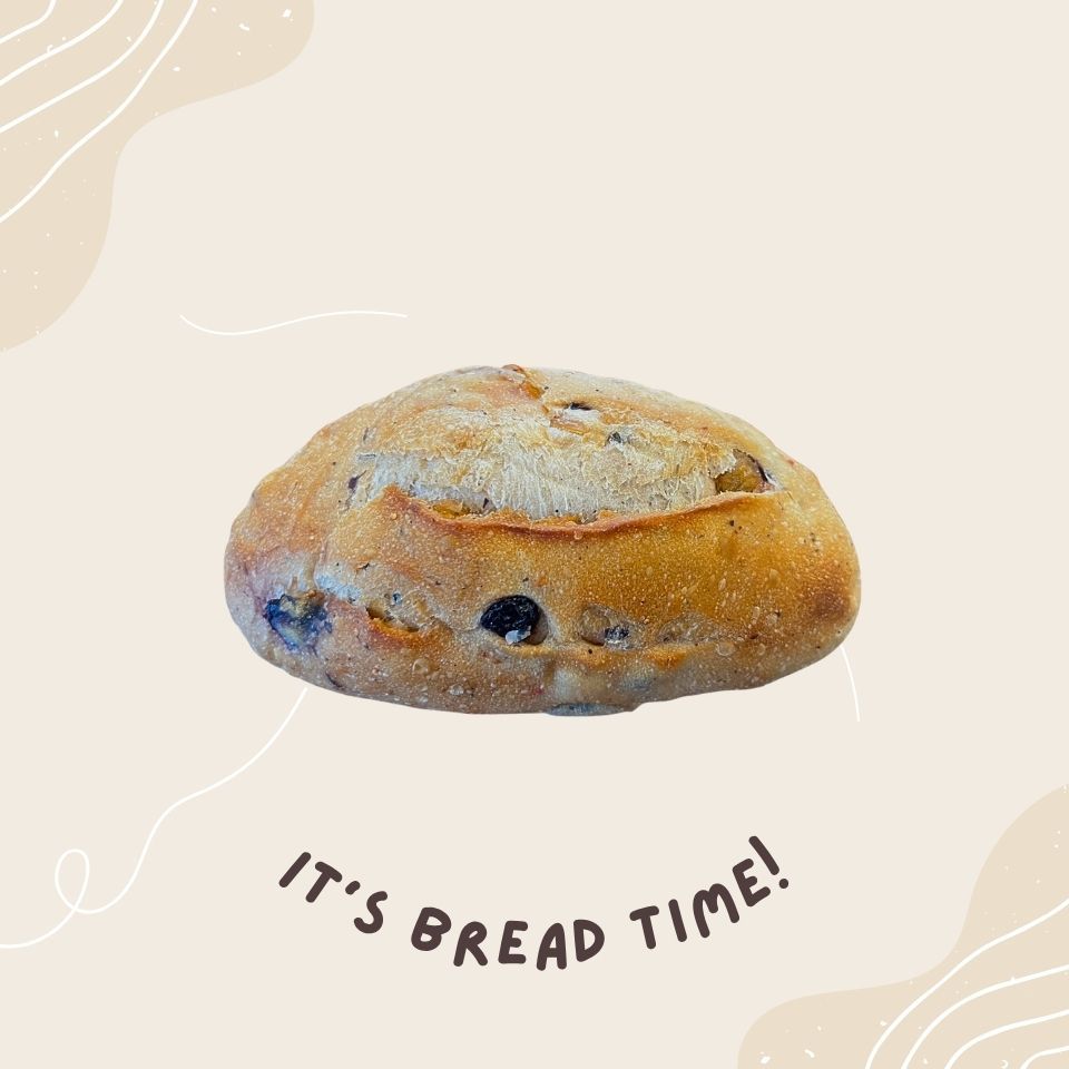 茂林刺蔥藍莓歐包