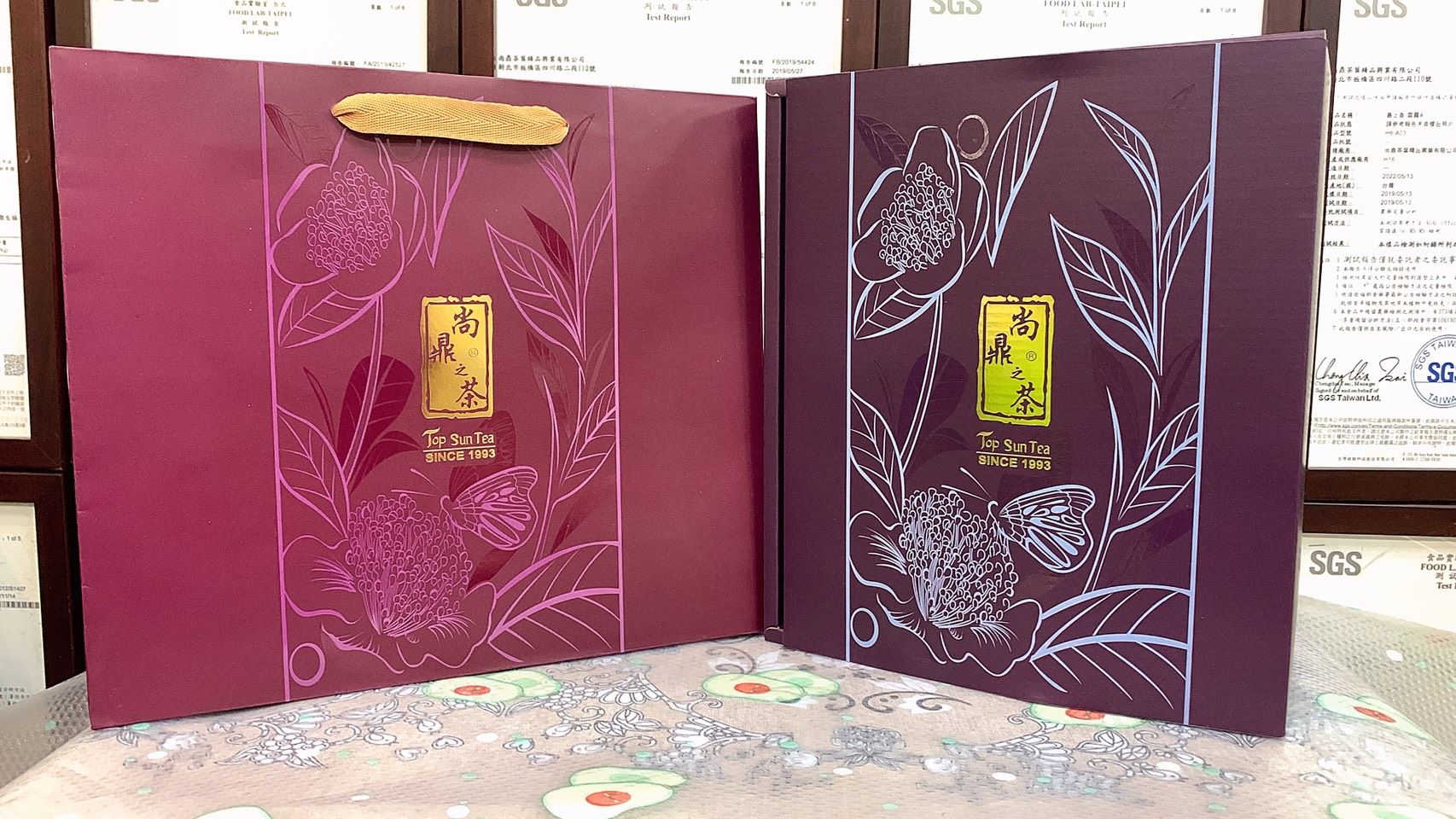 【享。好韻禮盒】合歡山傳奇臺灣驕子4入禮盒　每包茶上皆有SGS檢測報告 台灣茶 高山茶 合歡山系 綠茶 烏龍茶