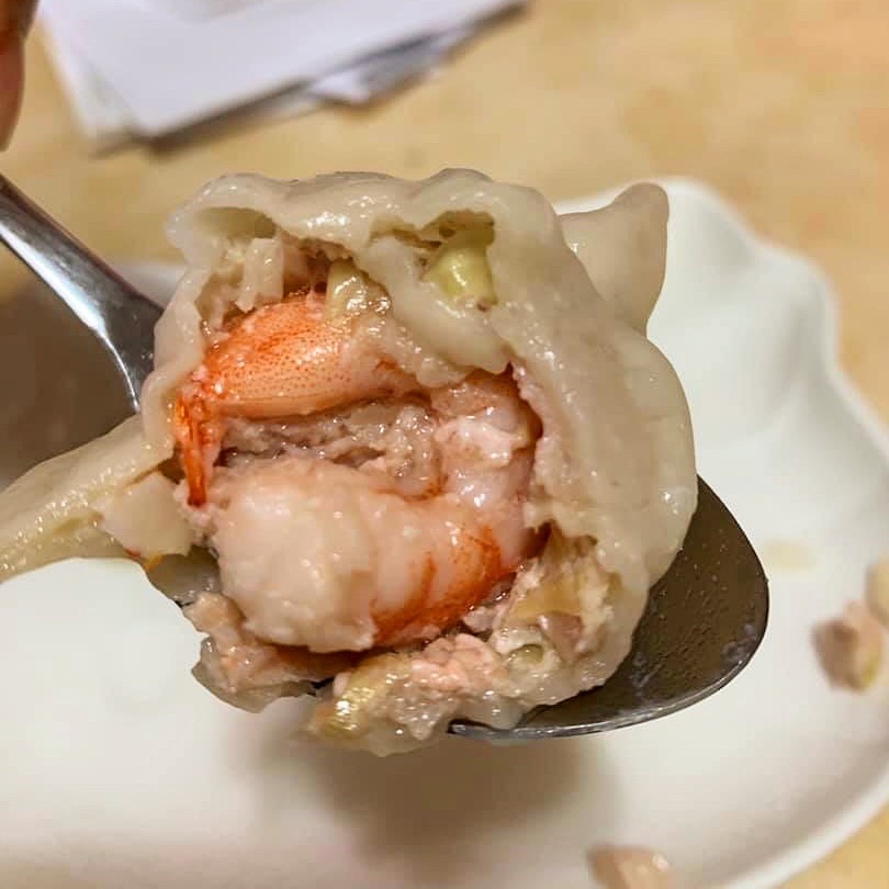 高麗菜鮮蝦水餃