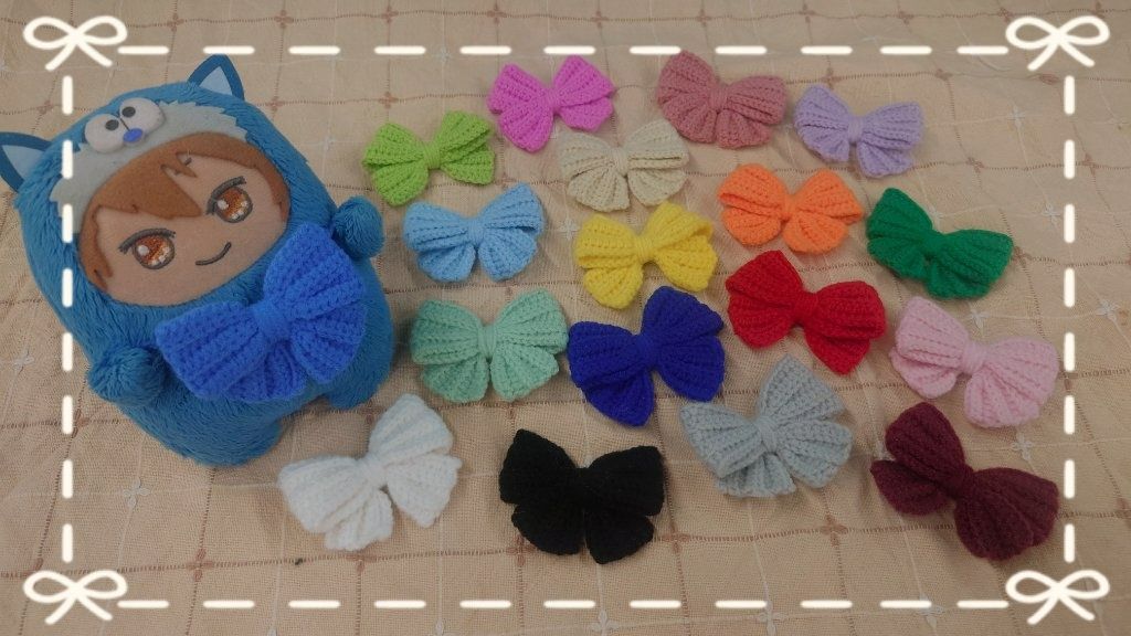 手工編織毛線蝴蝶結