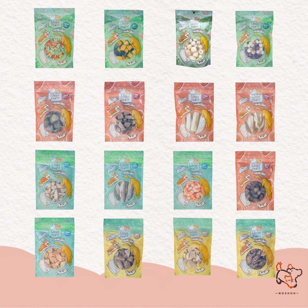 毛巷 / Goody Pawty / 冷凍乾燥 / 凍乾零食 / 貓狗零食 / 貓狗凍乾
