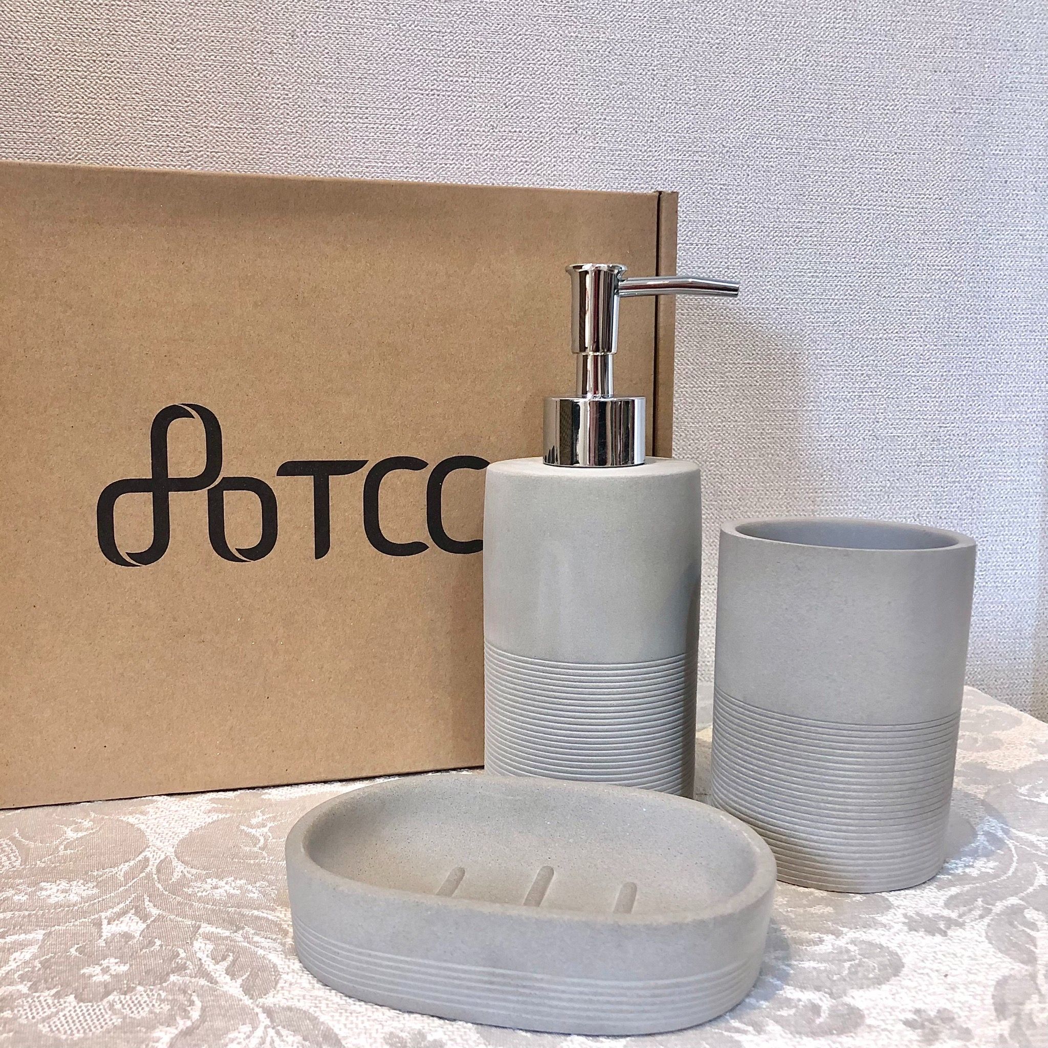 水泥工業風衛浴用品四件組 台泥股東會紀念品