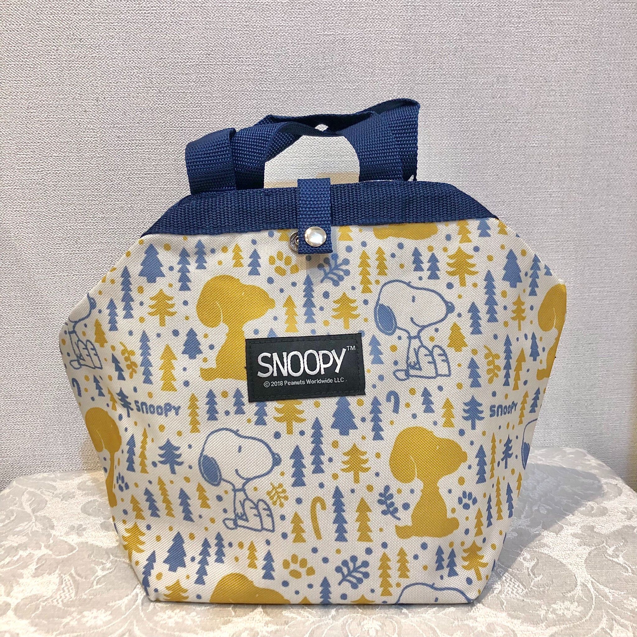 史努比下雪森林 寬口手提保溫袋 東森股東會紀念品
