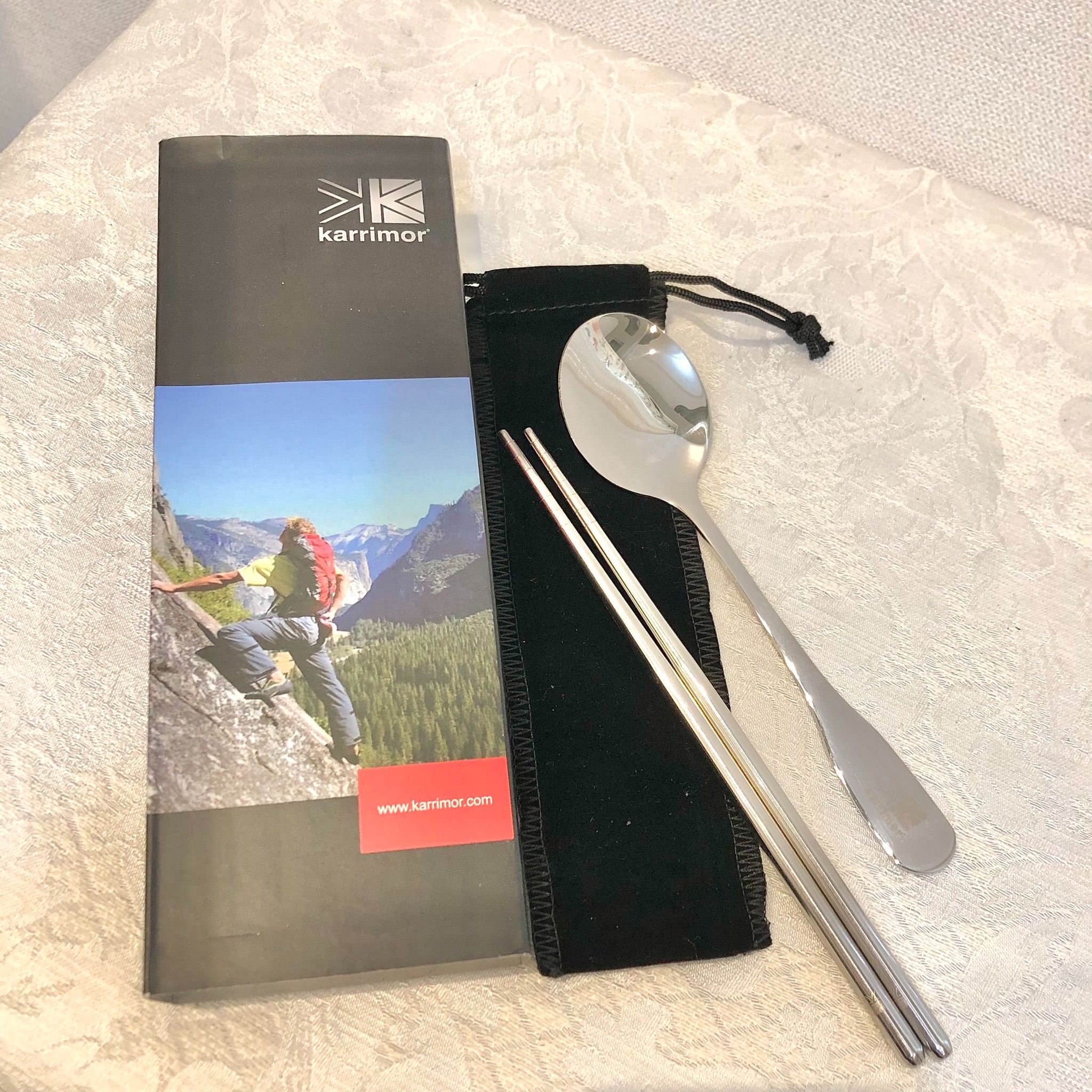 karrimor 304不鏽鋼2入餐具組 股東會紀念品