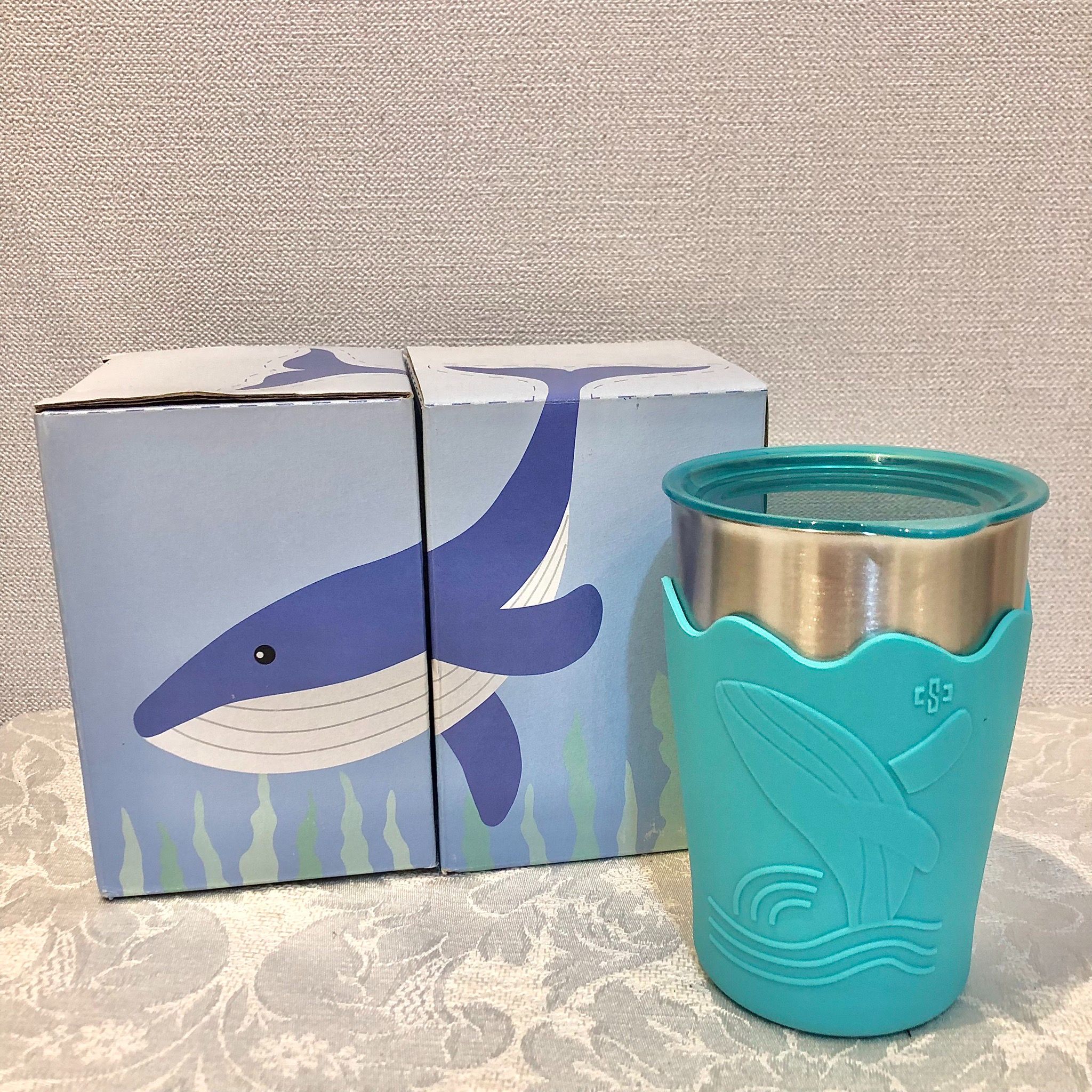 鯨彩都繪冷水杯330ML 中鋼股東會紀念品