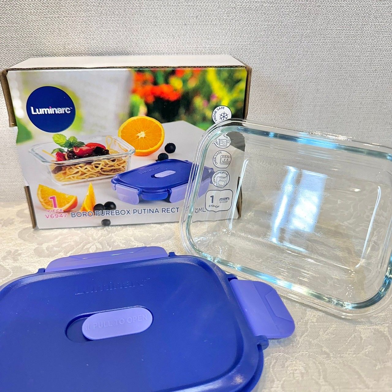 樂美雅 玻璃保鮮盒 370ml 股東會紀念品