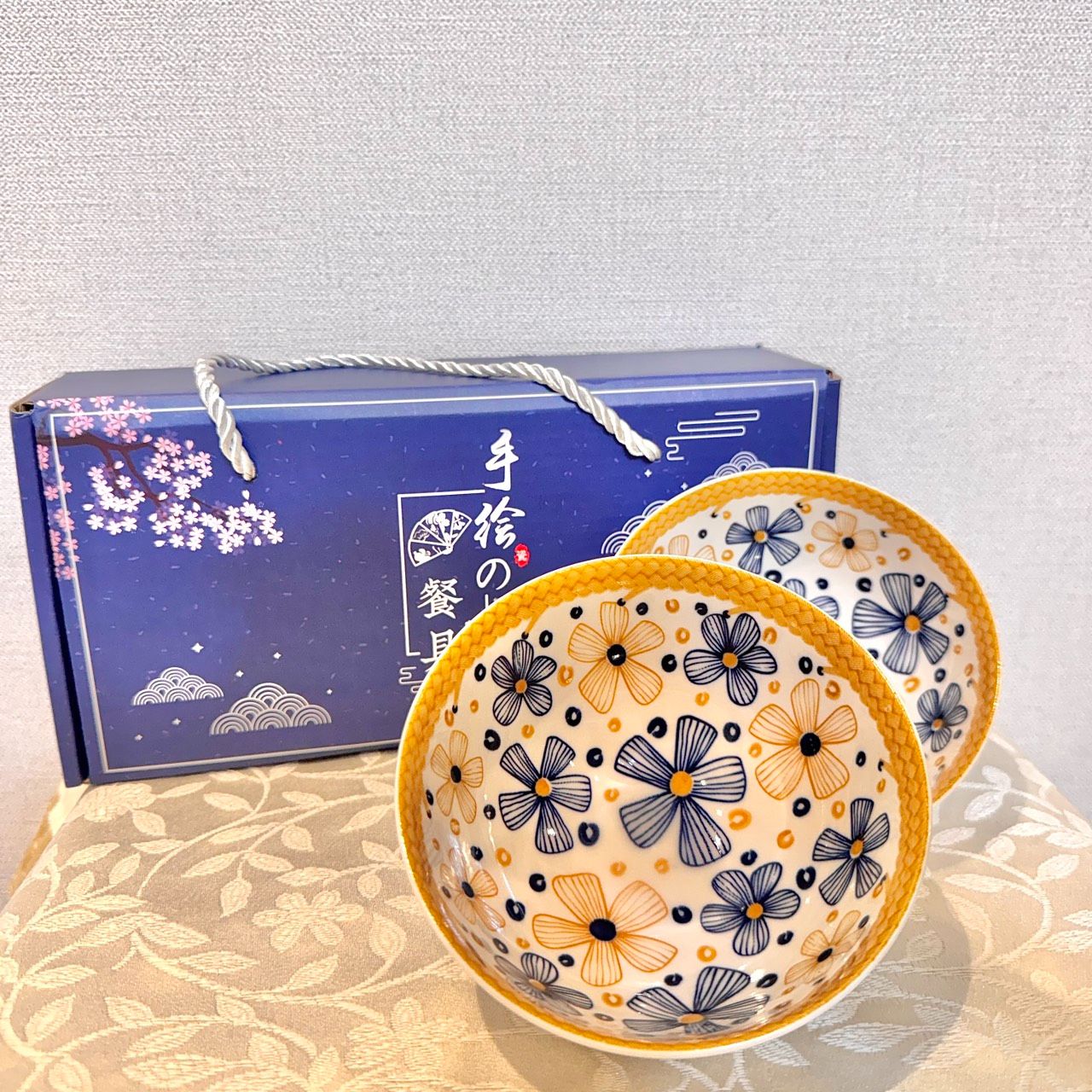 精品陶瓷套裝 陶瓷碗2入 股東會紀念品