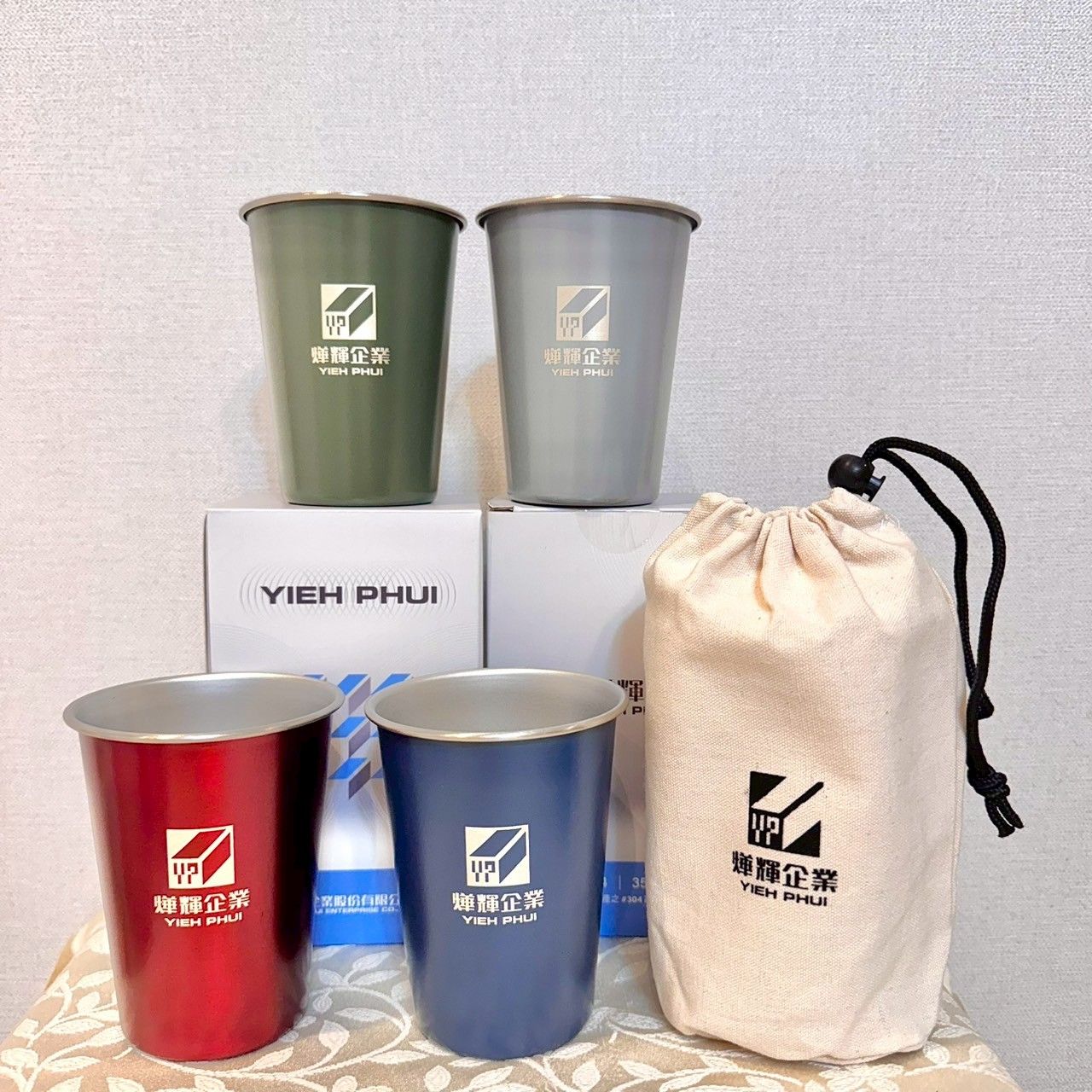 304不銹鋼野營杯四入組 股東會紀念品