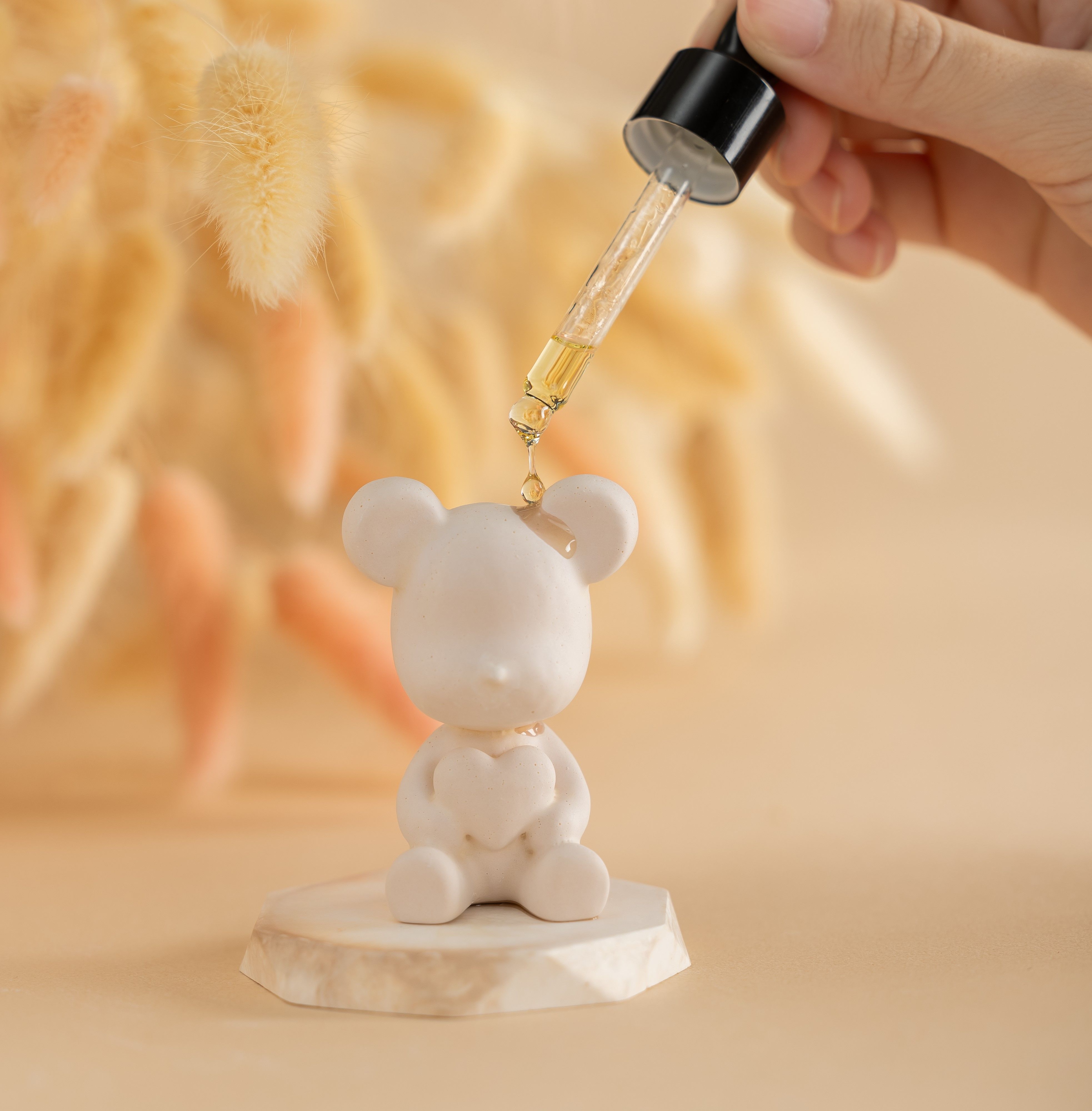 擴香石小熊（附香精） 在備註寫下香精味道