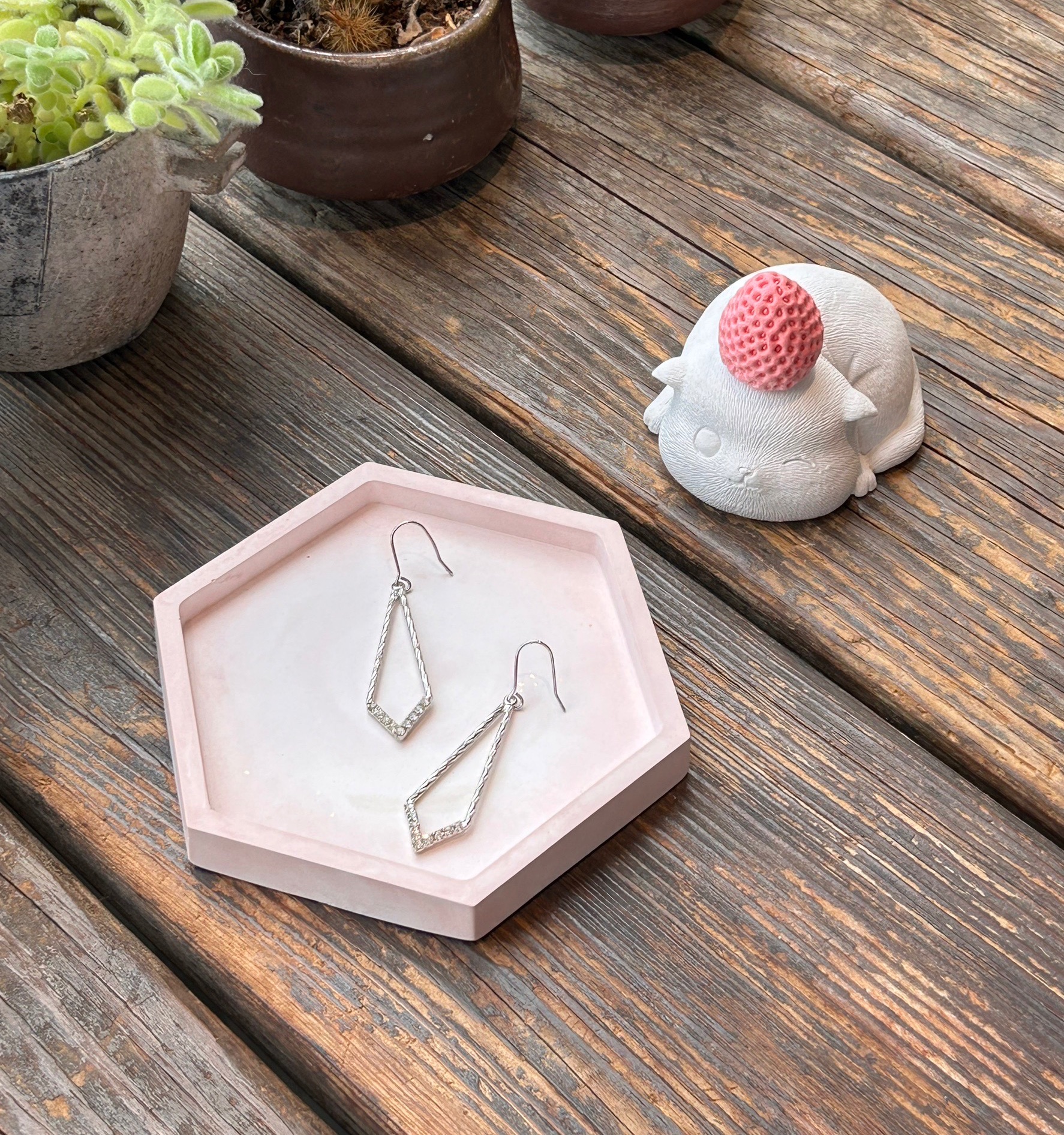 【Citta綵氛苑】 擴香六角飾品盤 擴香石 杯墊 飾品盤 居家裝飾